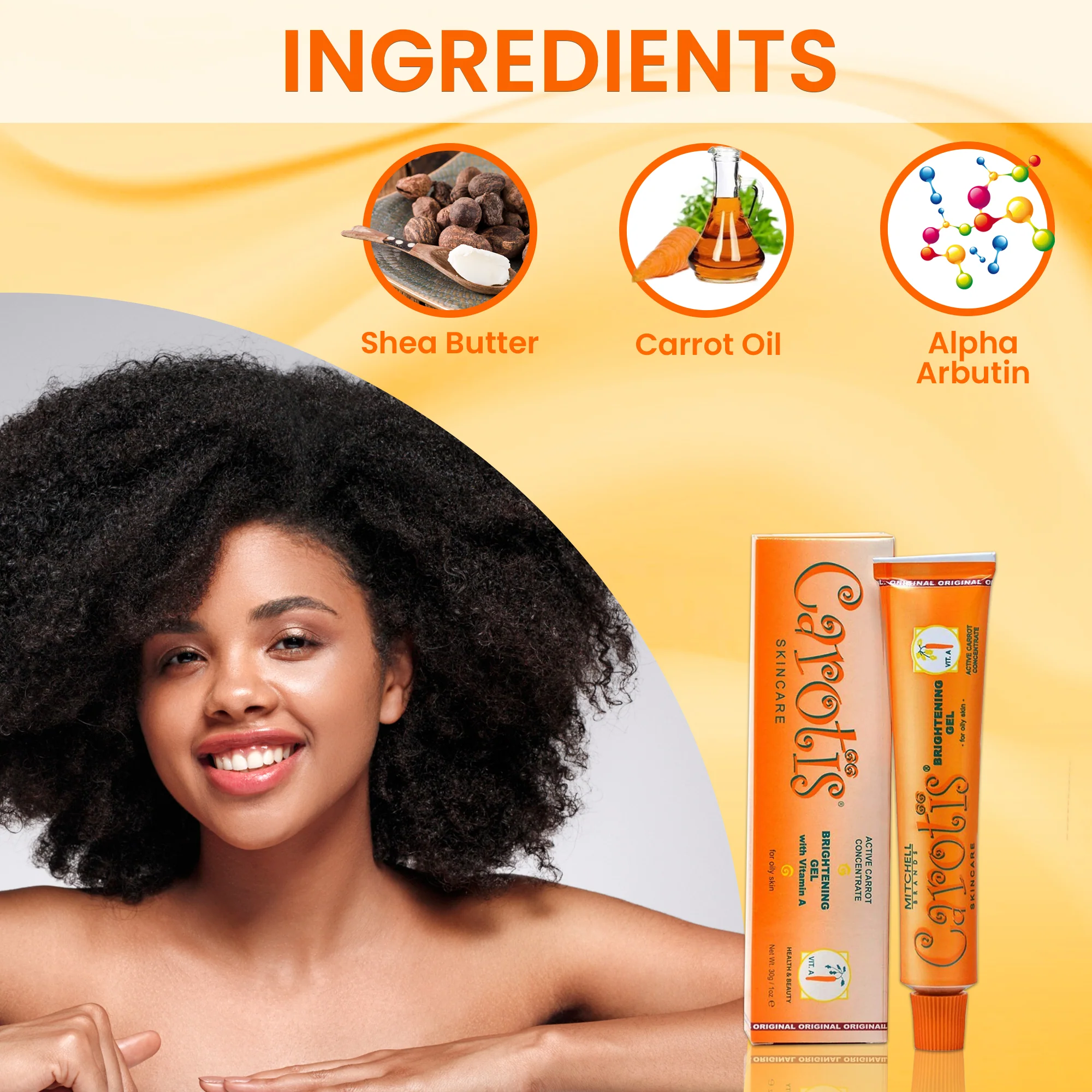 Carotis Skin Brightening Gel With Vitamin A 30g / 1 fl oz - Image 7