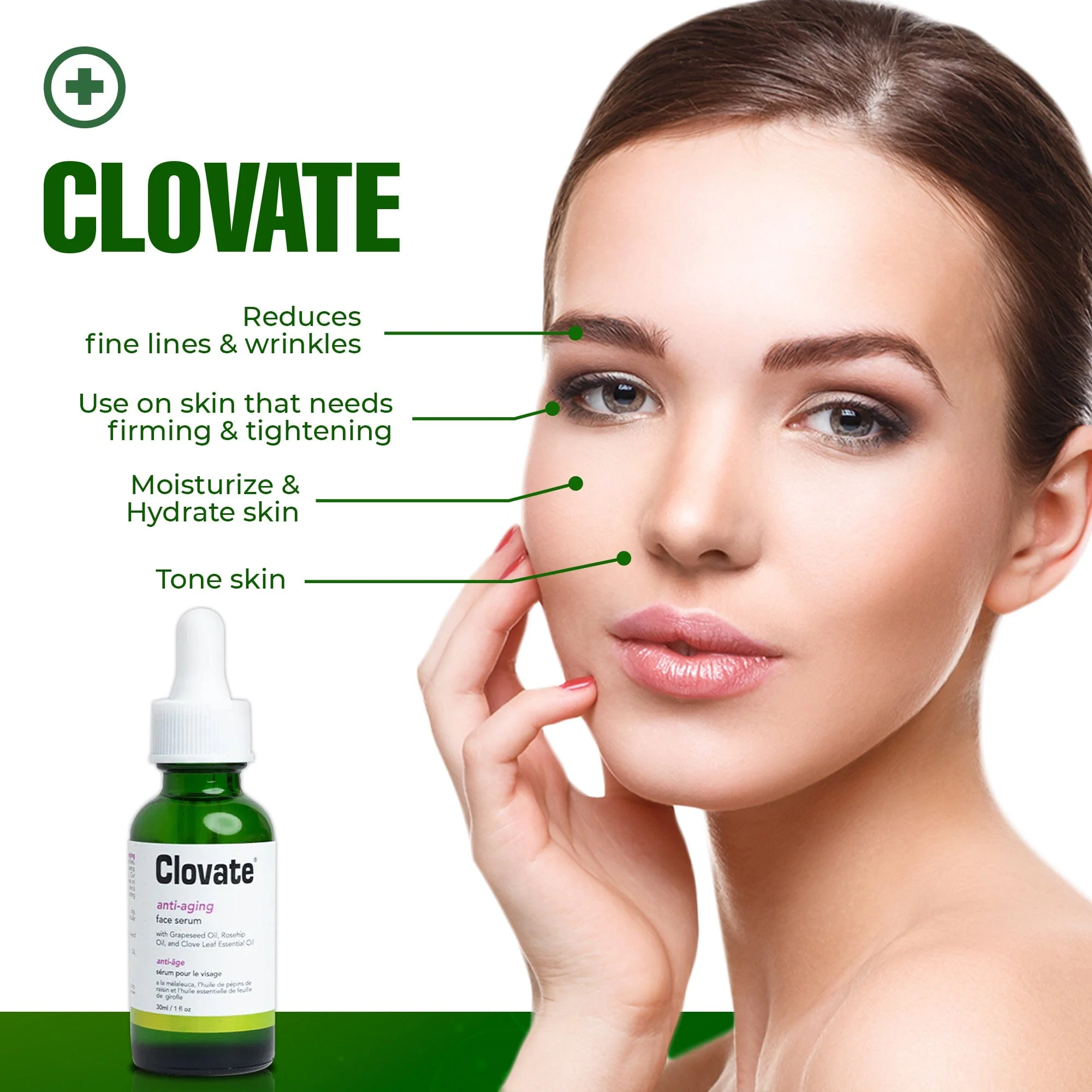 Clovate Anti-aging Serum - 30ml / 1 fl oz - Image 4