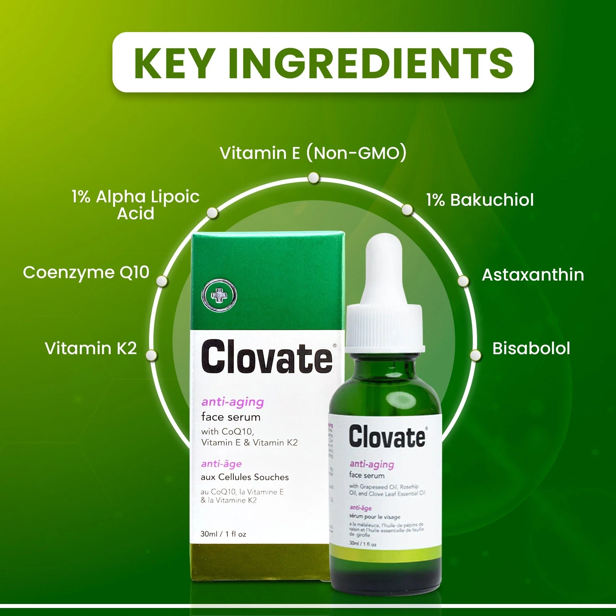 Clovate Anti-aging Serum - 30ml / 1 fl oz - Image 7