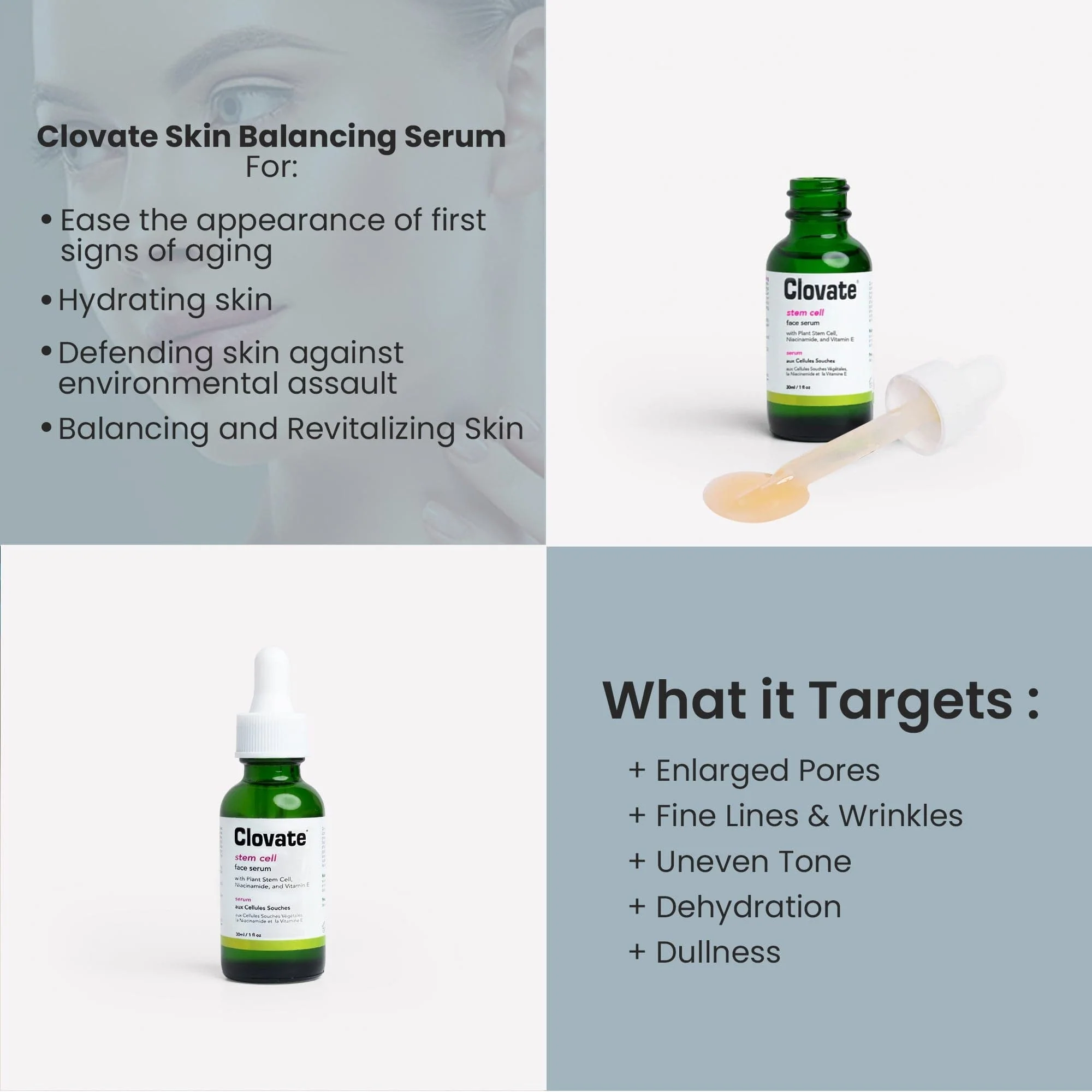 Clovate Stem Cell Serum - 30ml / 1 fl oz - Image 5