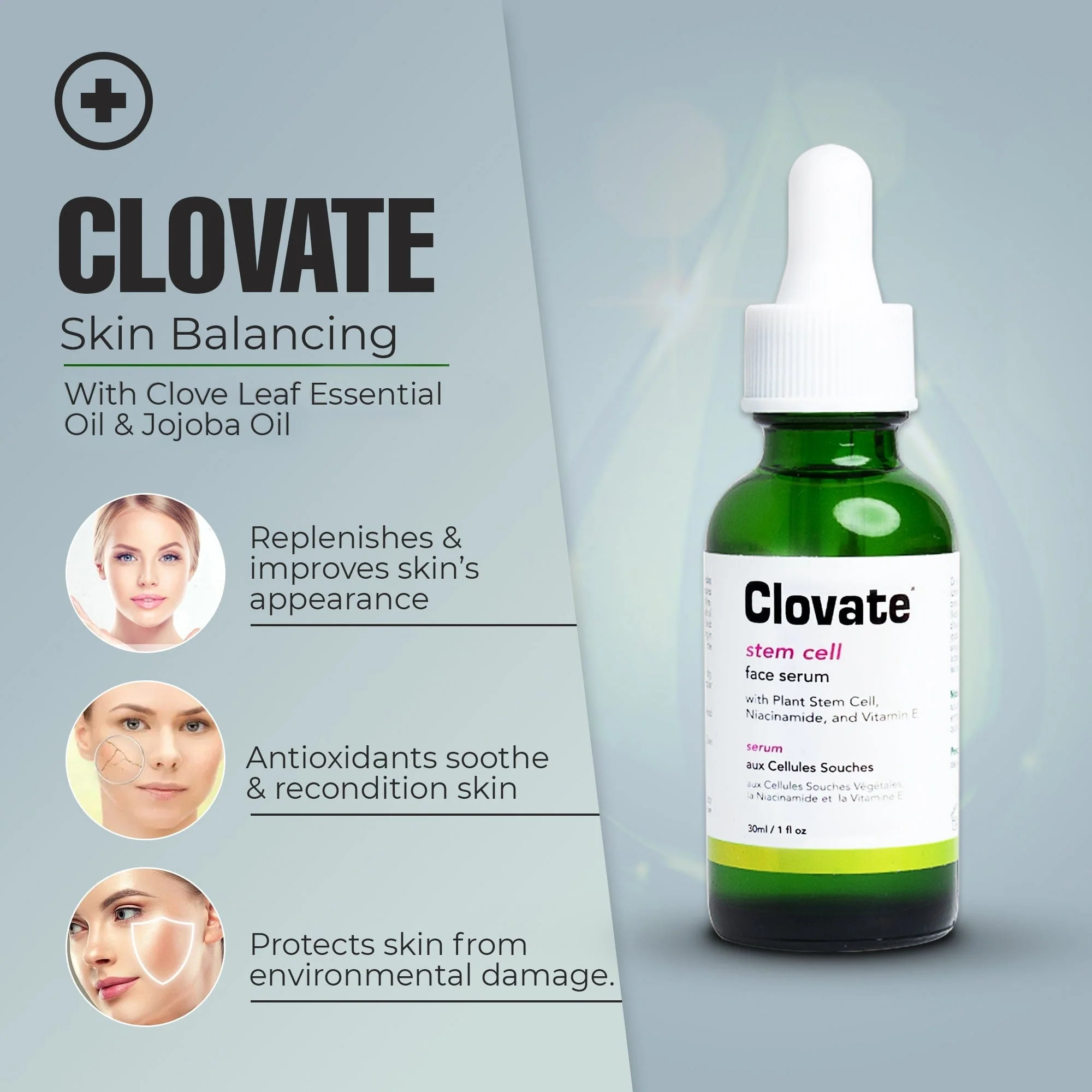 Clovate Stem Cell Serum - 30ml / 1 fl oz - Image 6