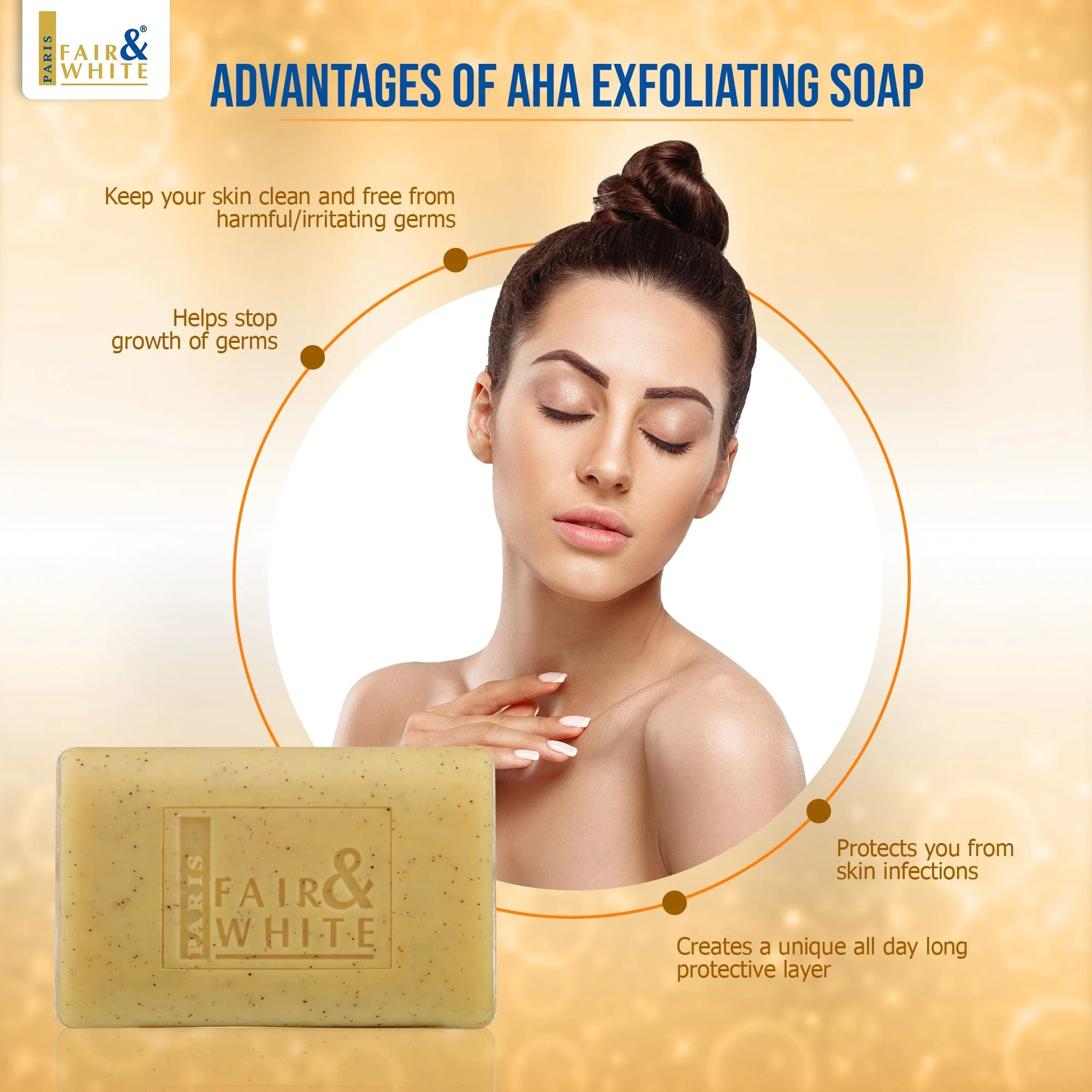 Original AHA-2 Exfoliating Soap 200g - Image 4