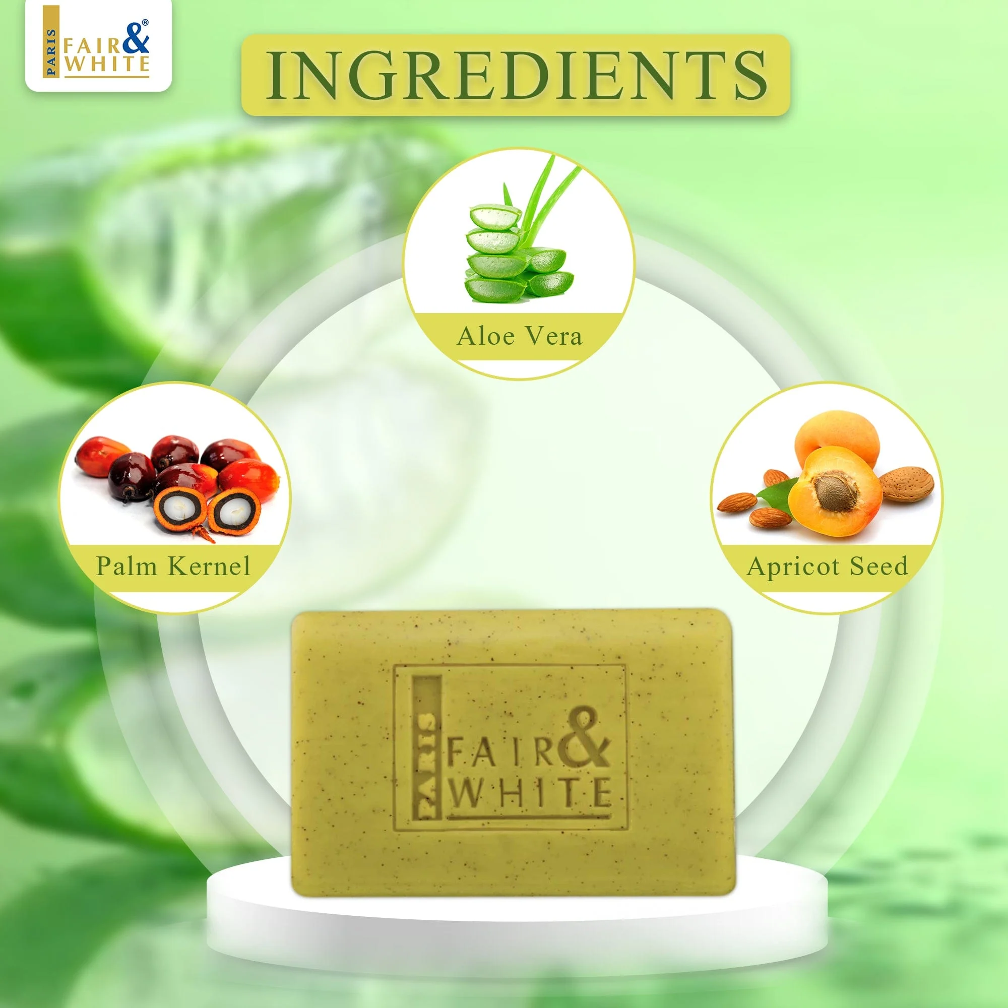Fair & White Original Aloe Vera Exfoliating Soap - 200g / 7 oz - Image 4