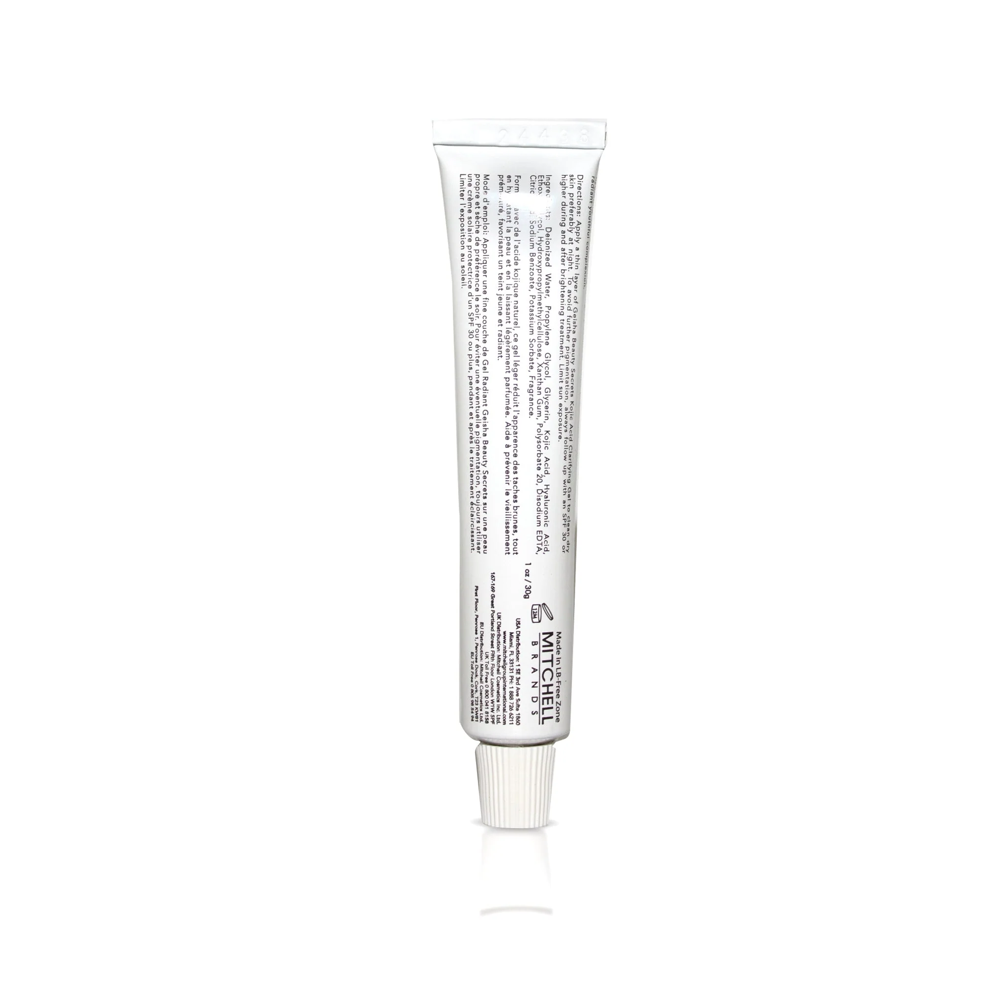 Geisha Clarifying Gel with Kojic Acid & Hyaluronic Acid 30g - Image 3