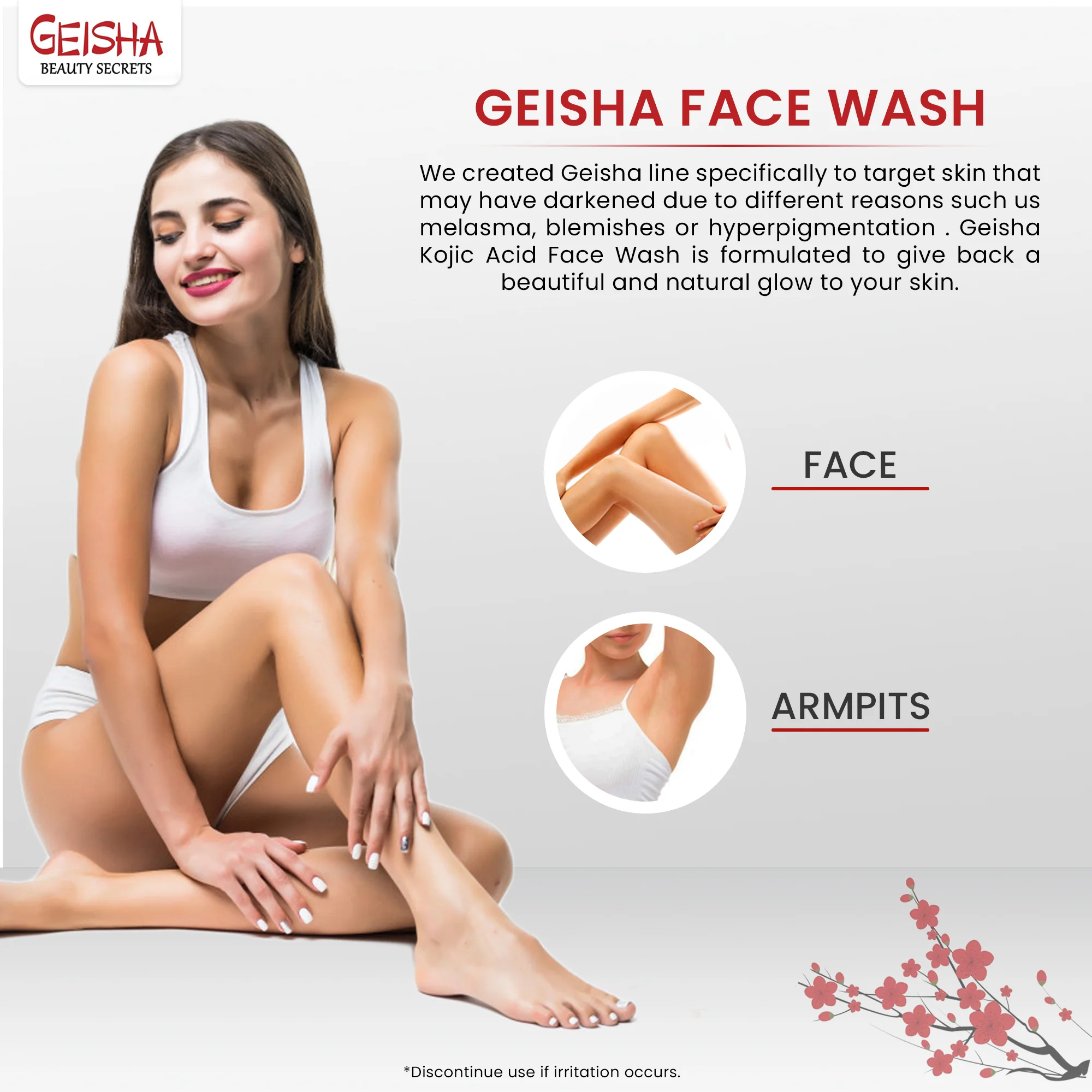 Geisha Kojic Acid Face Wash 118ml - Image 5