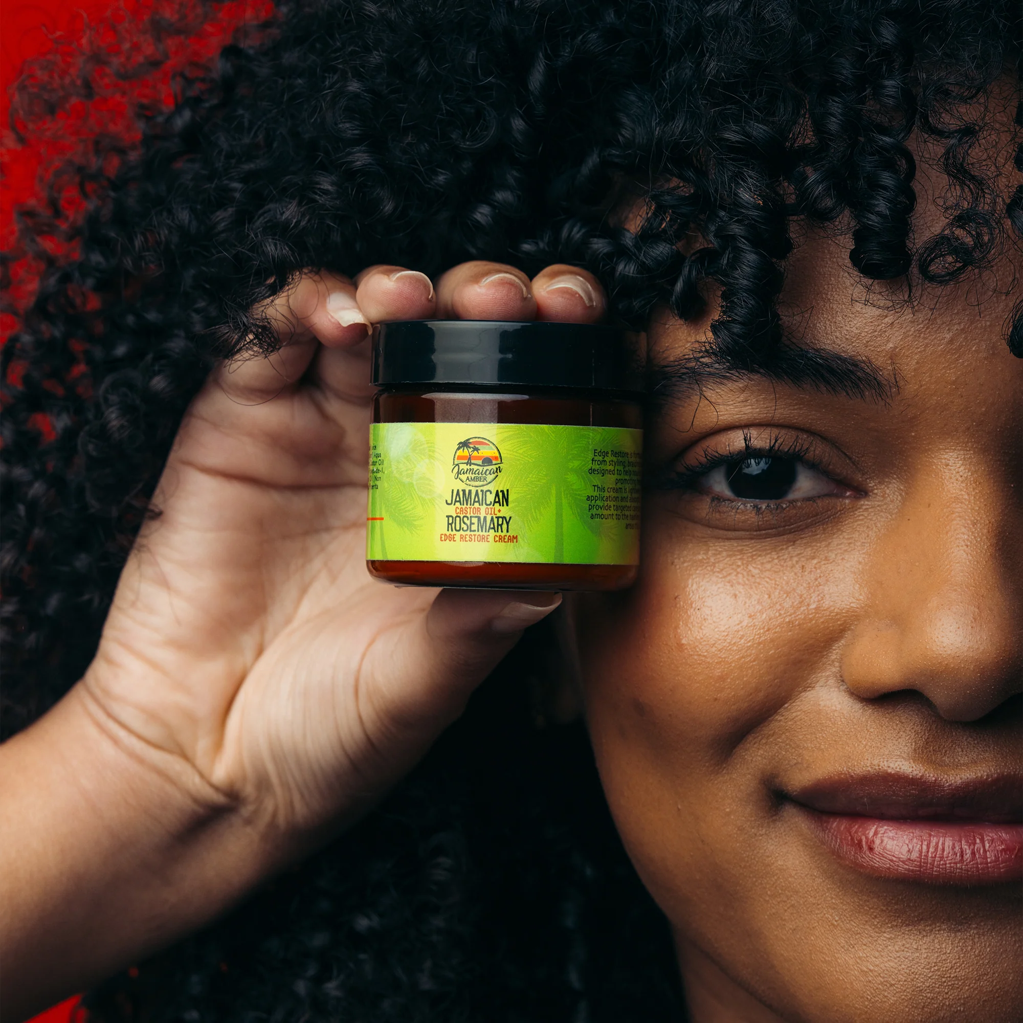 Jamaican Amber Jamaican Castor Oil & Rosemary Edge Restore Cream 2 oz/60 ml - Image 8