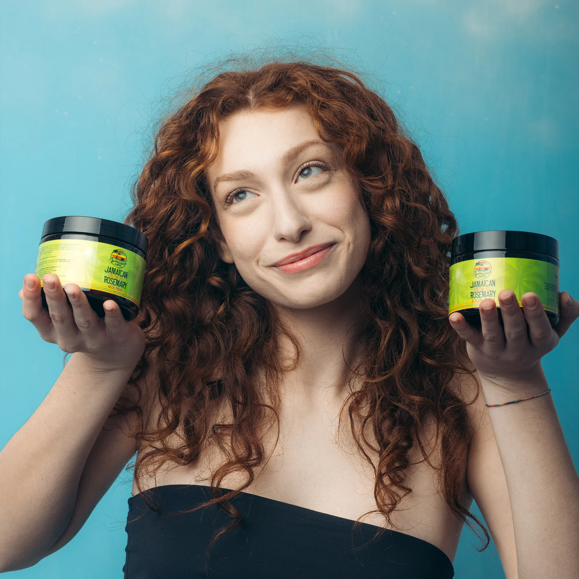 Jamaican Amber Jamaican Castor Oil & Rosemary Hair Mask 12 oz/354 ml - Image 11