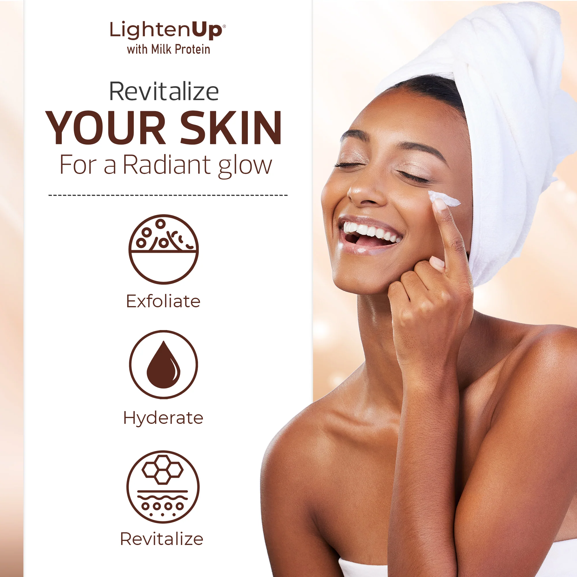 Lightenup Lactic Acid Cream Tube 1.7 Fl oz / 50g - Image 5