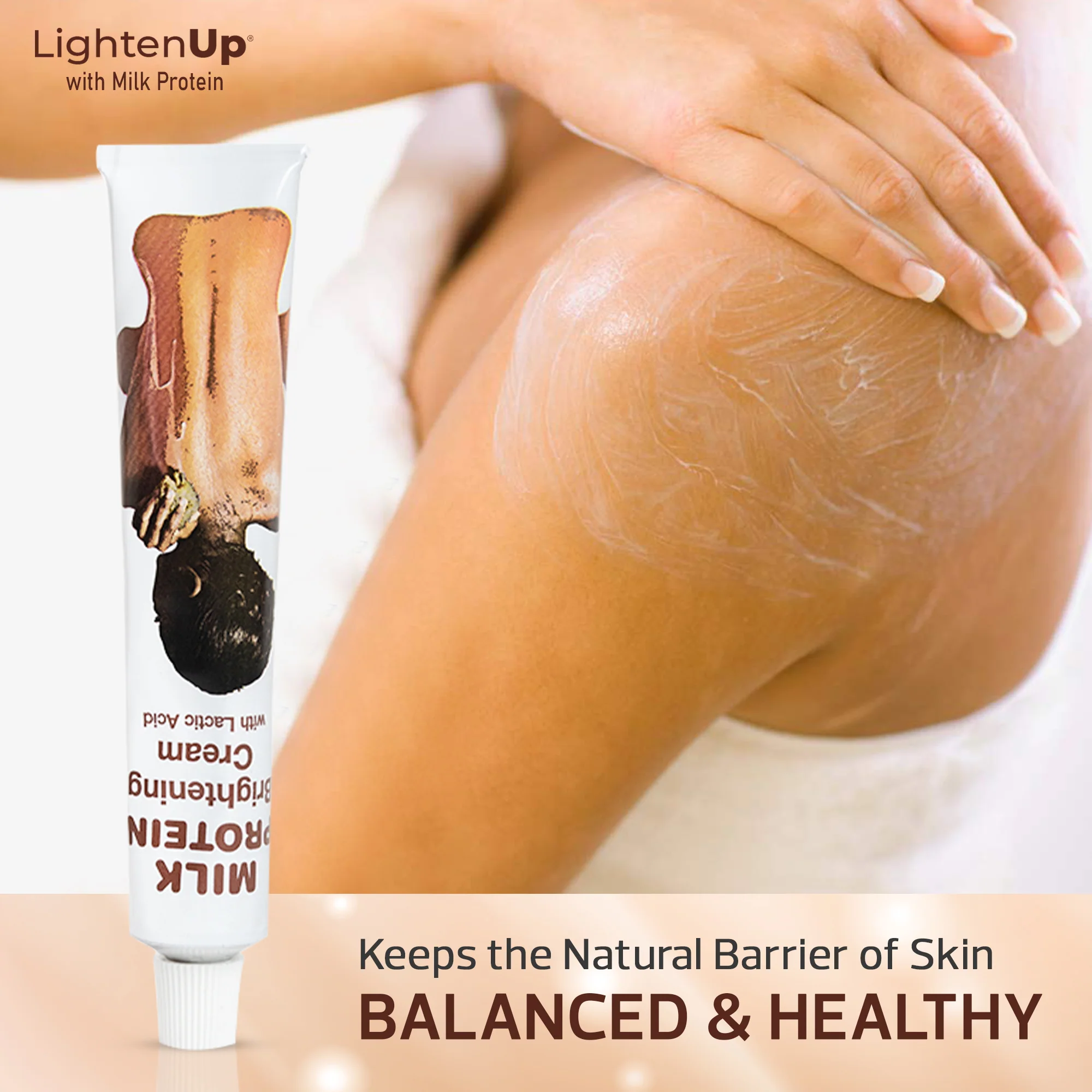 Lightenup Lactic Acid Cream Tube 1.7 Fl oz / 50g - Image 7