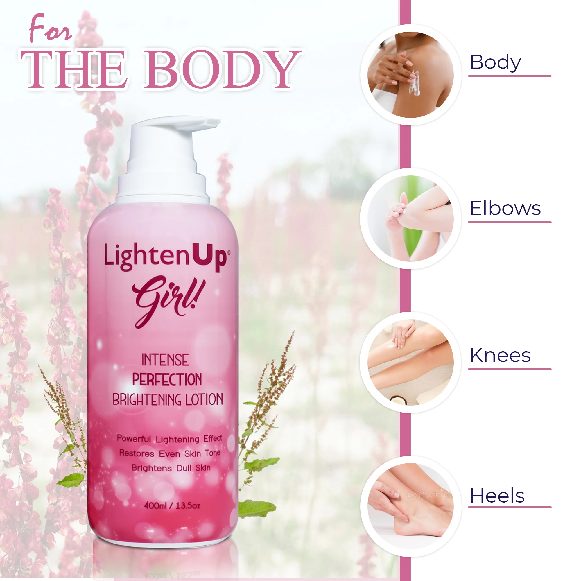 LightenUp Girl Intense Perfection Brightening Body Lotion 400ml / 13.5 fl oz - Image 4