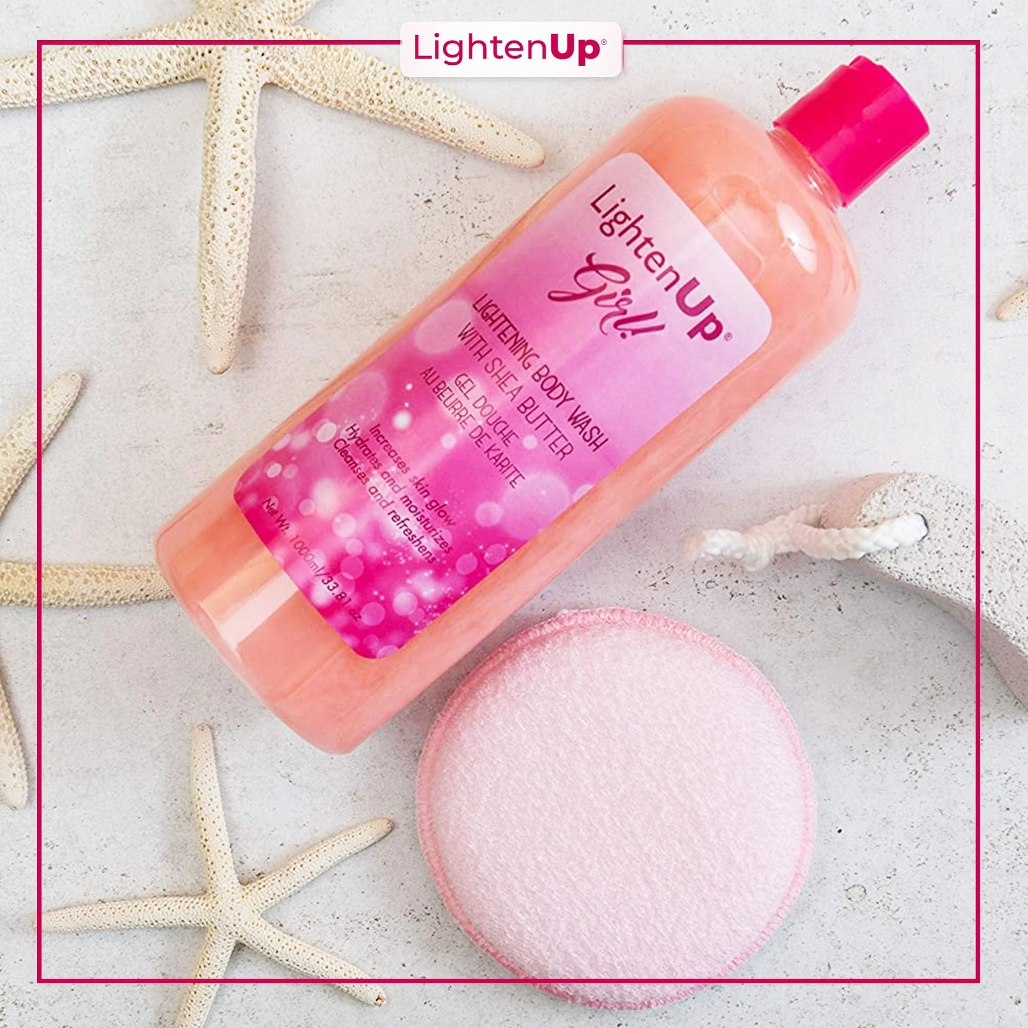 Omic LightenUp Girl! Exfoliating Shower Gel - 1000ml / 33.81 Oz - Image 7