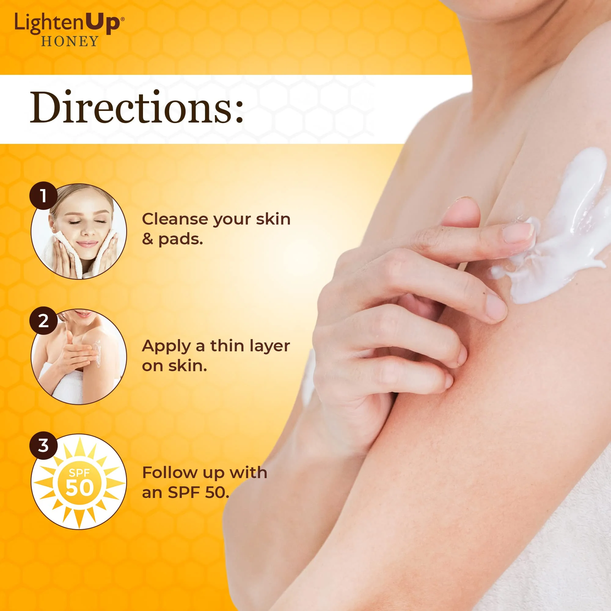 LightenUp Honey Coco Body Lotion 400ml - Image 3