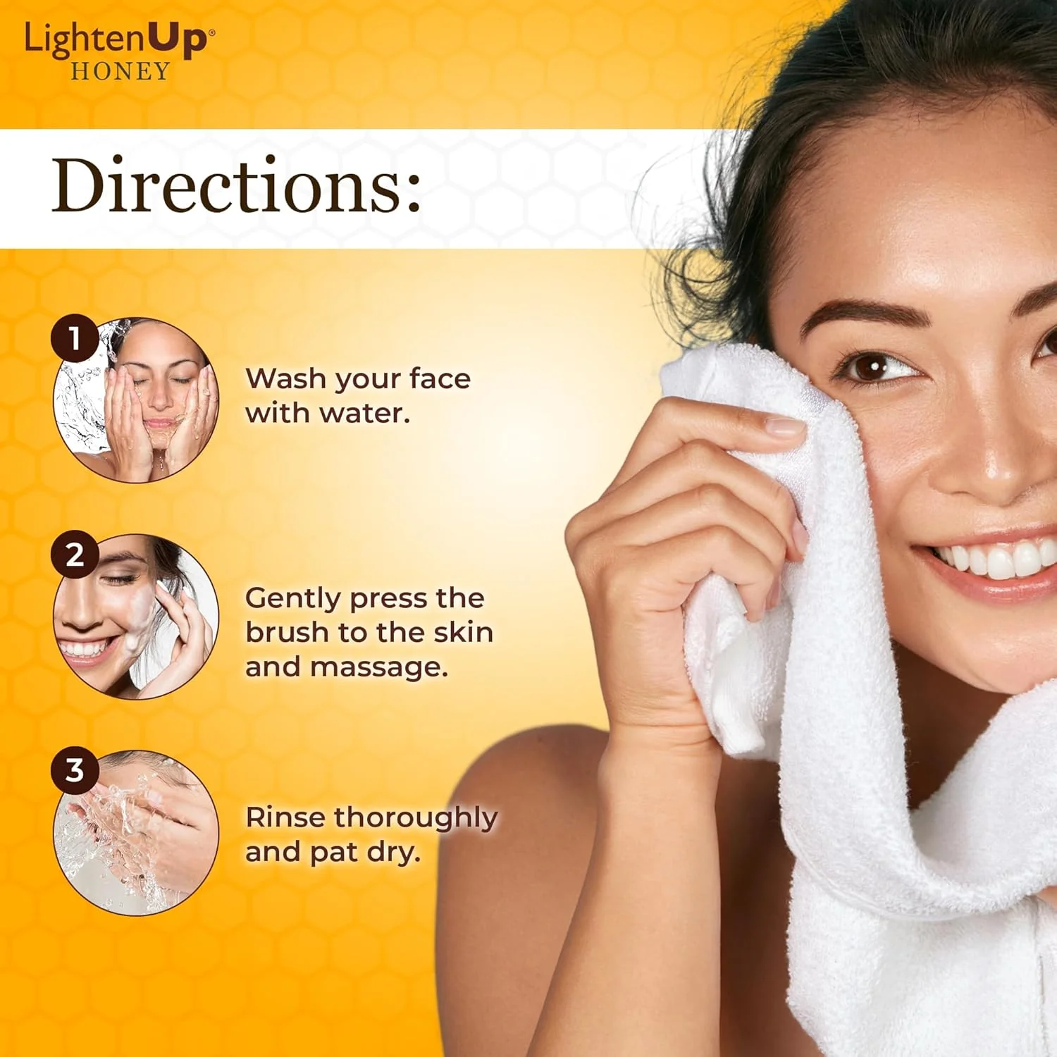 LightenUp Honey Foaming Wash 150ml - Image 4