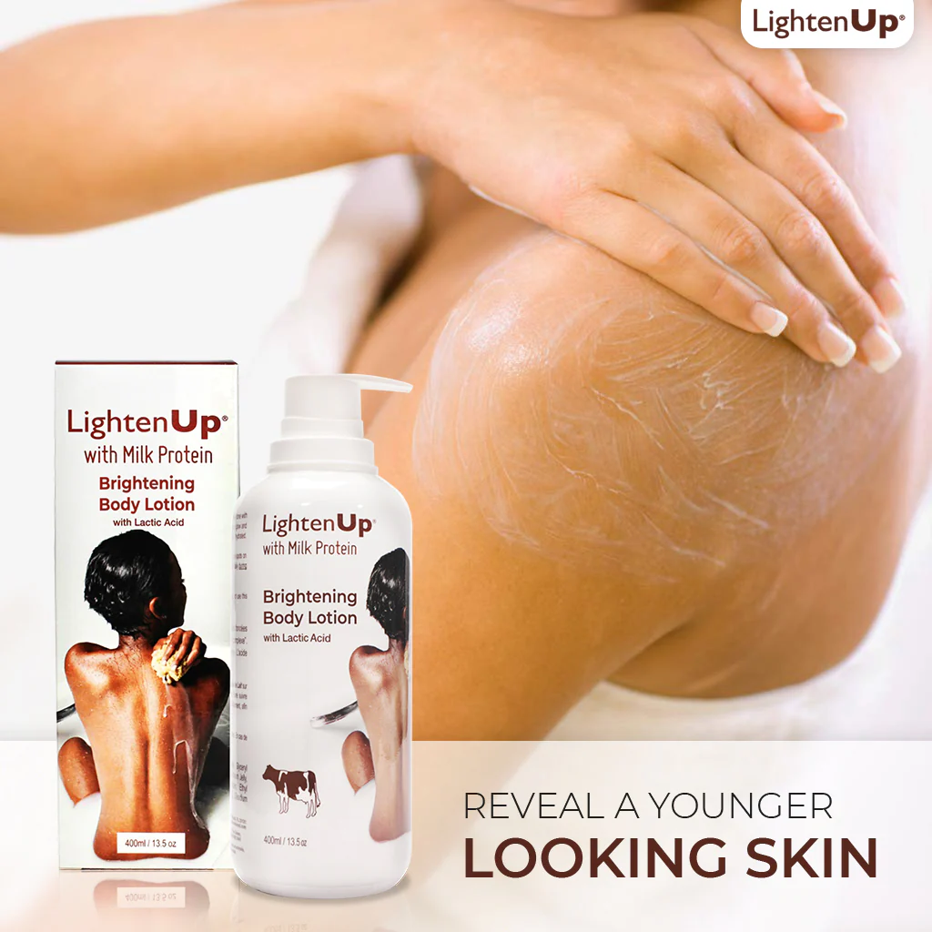 LightenUp Milk Protein Active Brightening Body Lotion 400ml / 13.5 fl oz - Image 5
