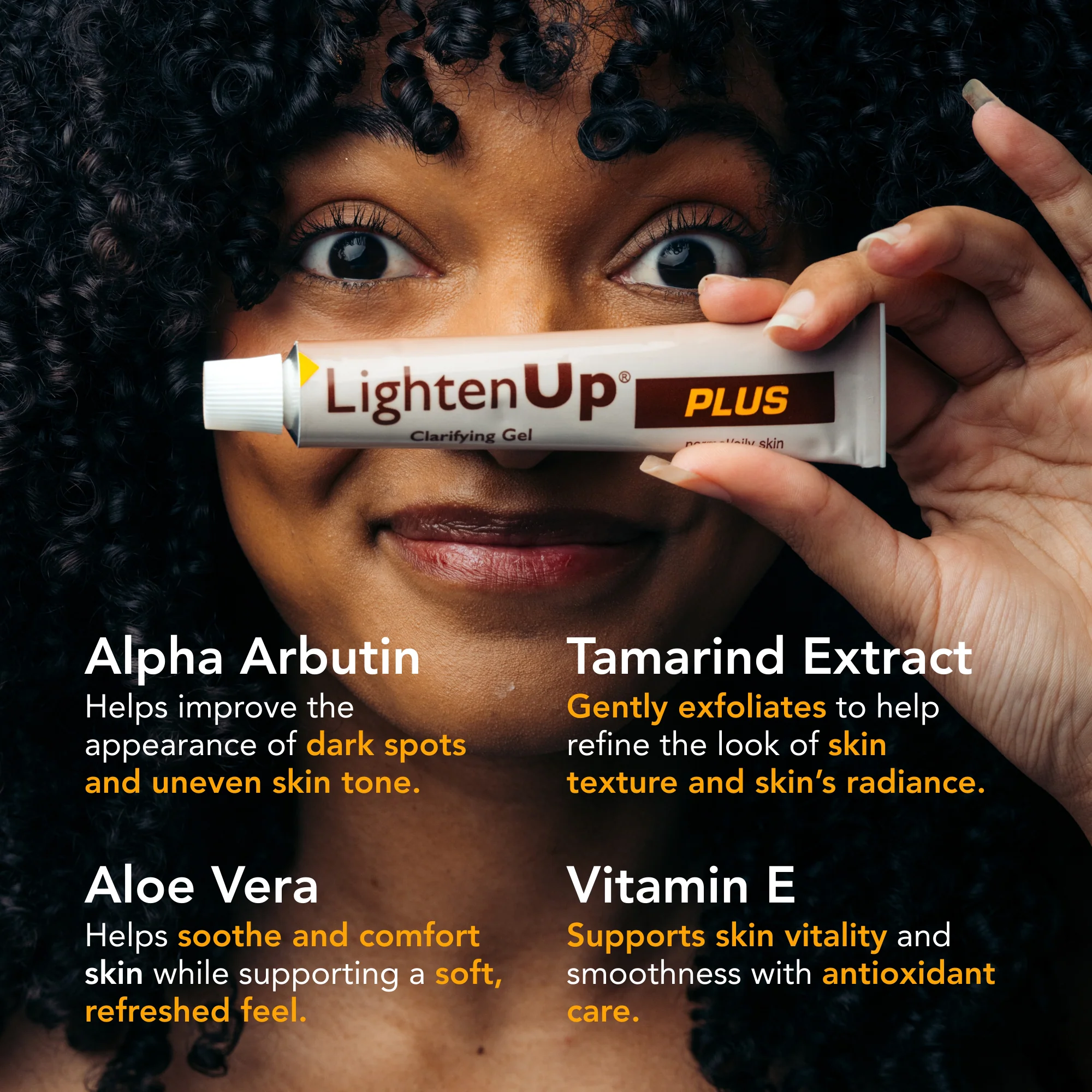 LightenUp Plus Clarifying Gel Tube With Alpha Arbutin 30g / 1 oz - Image 4
