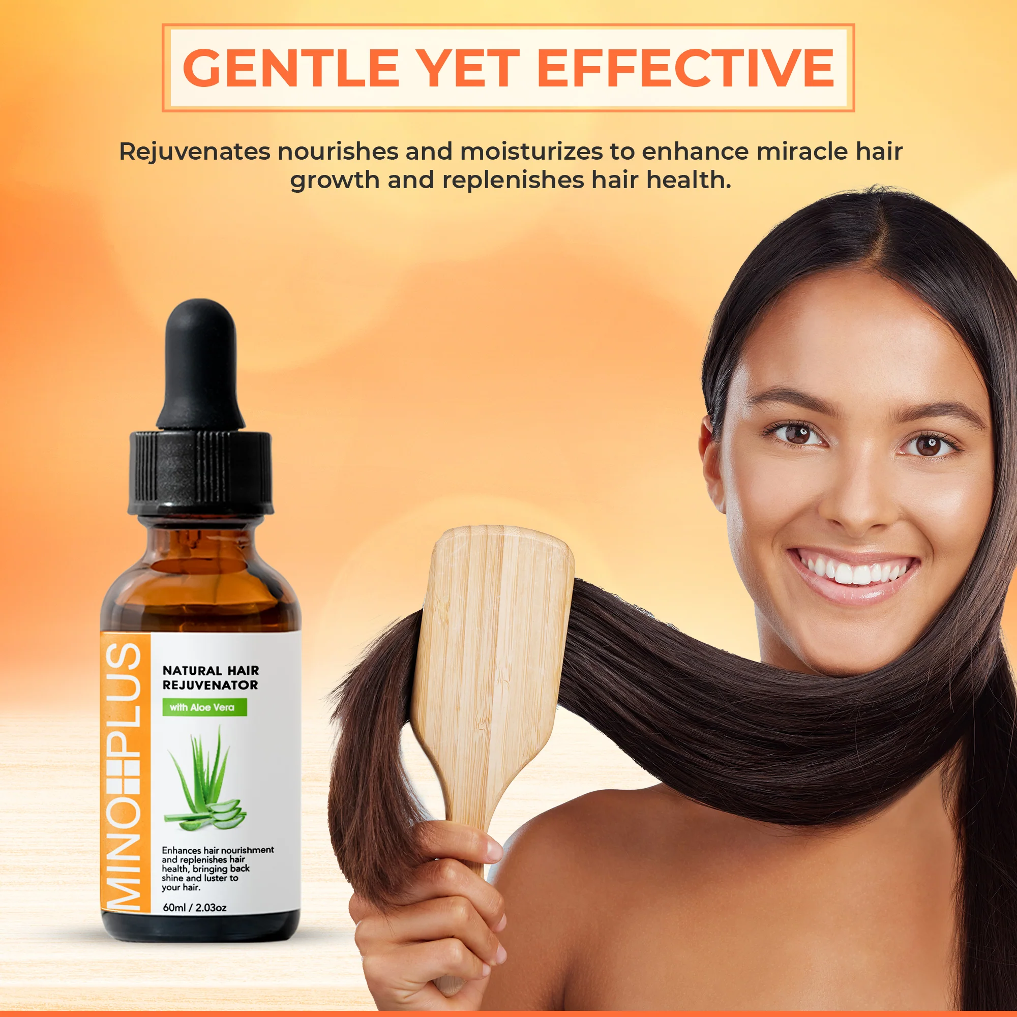 Minoplus Hair Growth Rejuvenator with Aloe Juice - 60ml / 1 oz - Image 5