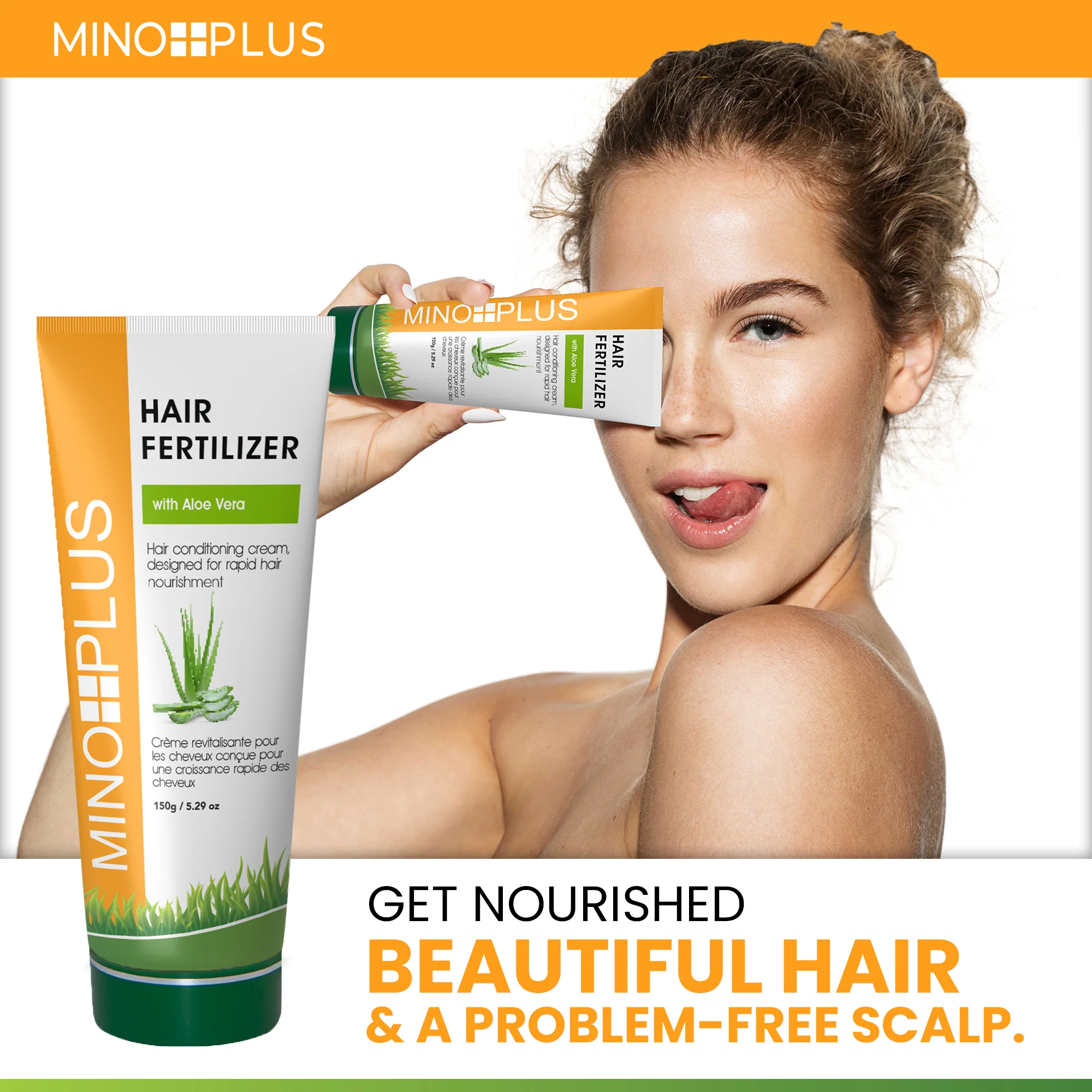 Minoplus Organic Hair Fertilizer with Camphor Oil - 150g / 5.29 oz - Image 5