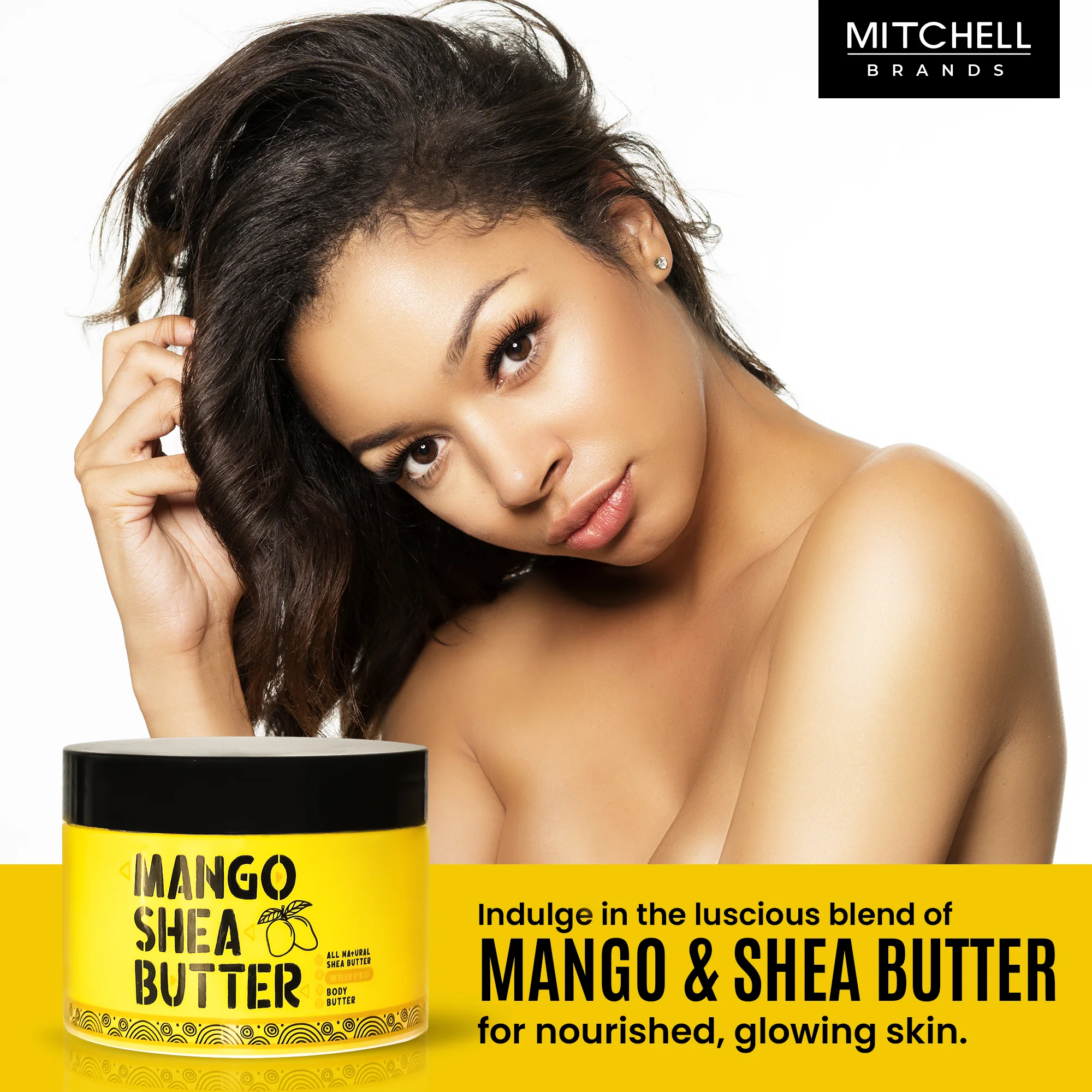 Mitchell Brands Mango Shea Butter Jar - 300 ml - Image 5
