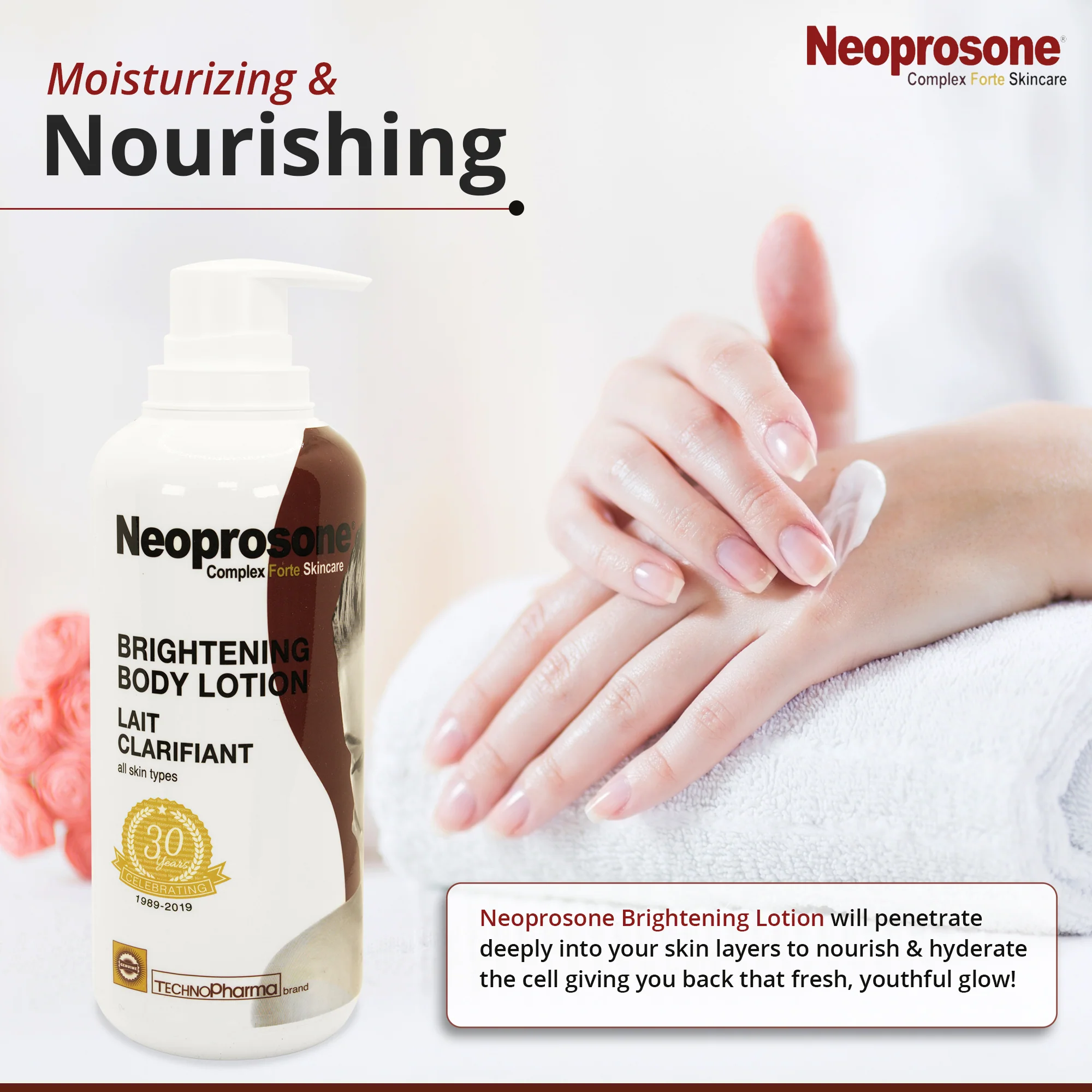Neoprosone Brightening Body Lotion 400ml / 13.5 fl oz - Image 4