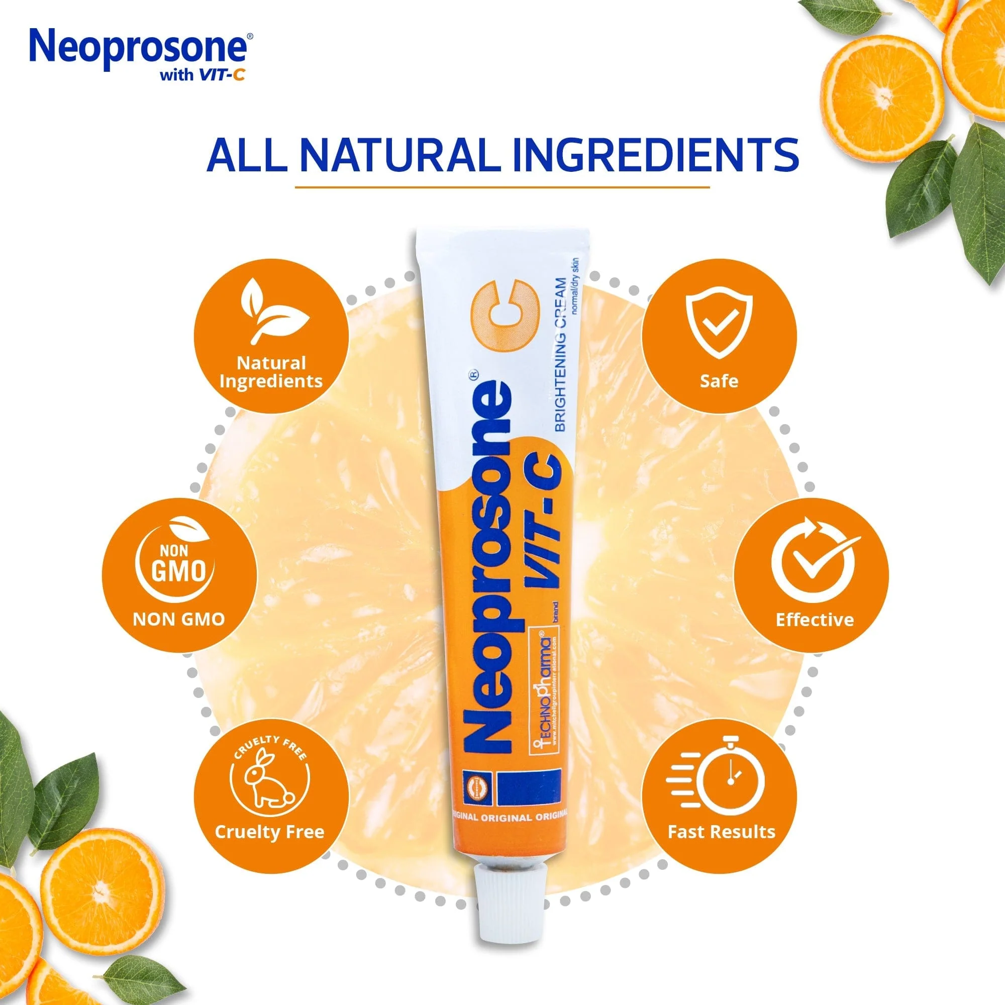 Neoprosone Brightening Cream With Vitamin C 50g / 1.7 fl oz - Image 7