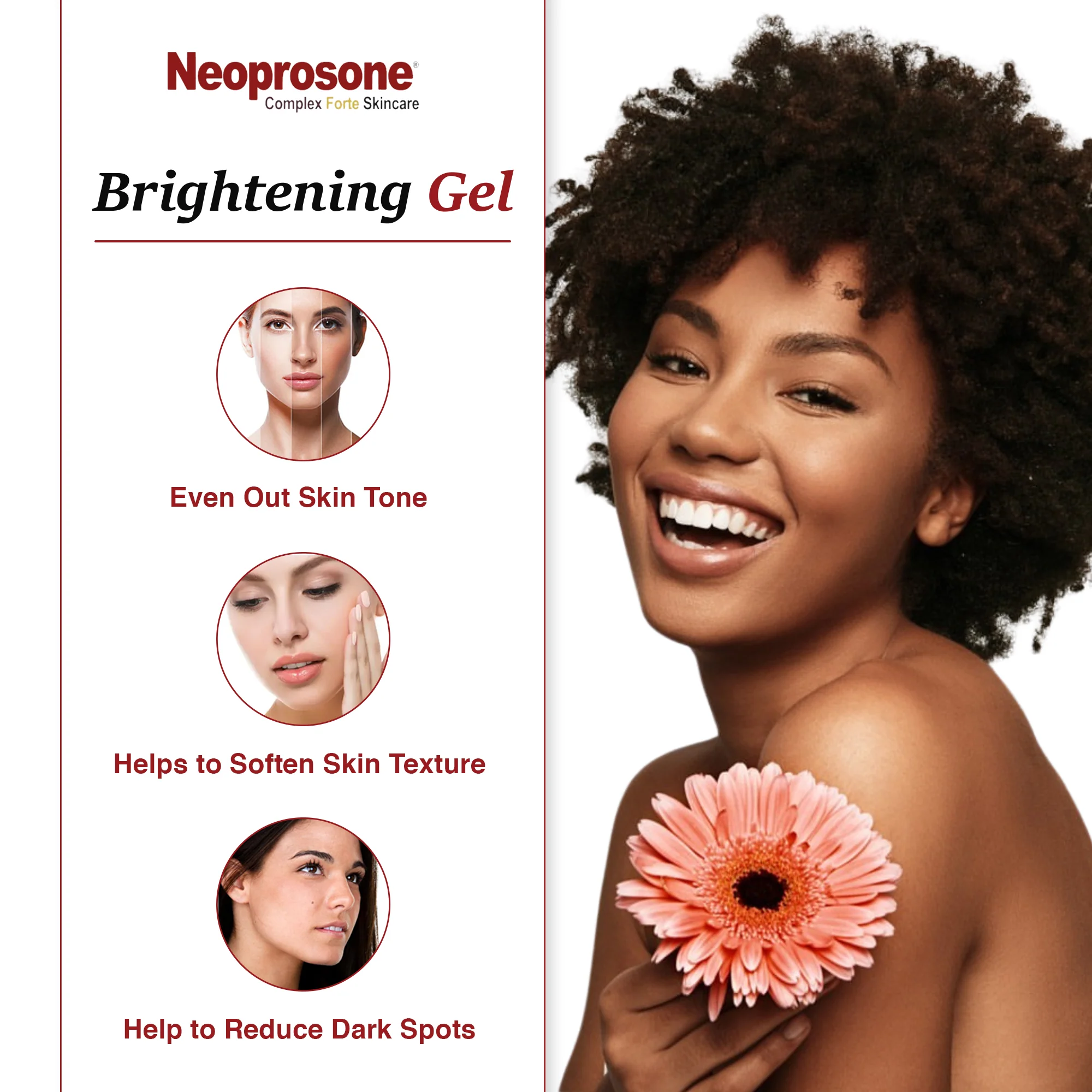 Neoprosone Brightening Gel 30g / 1 fl oz - Image 4