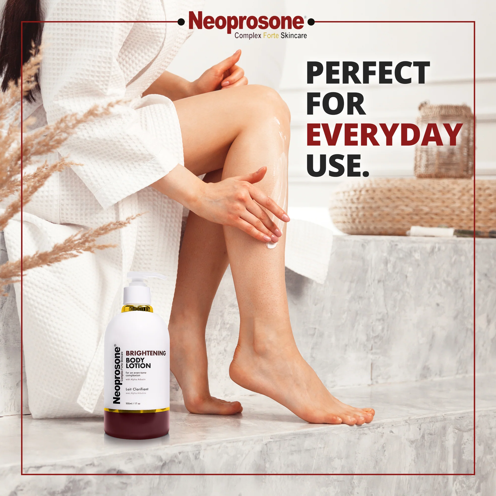 Neoprosone Brightening Moisturizer Body Lotion 500ml / 16.9 fl oz - Image 6