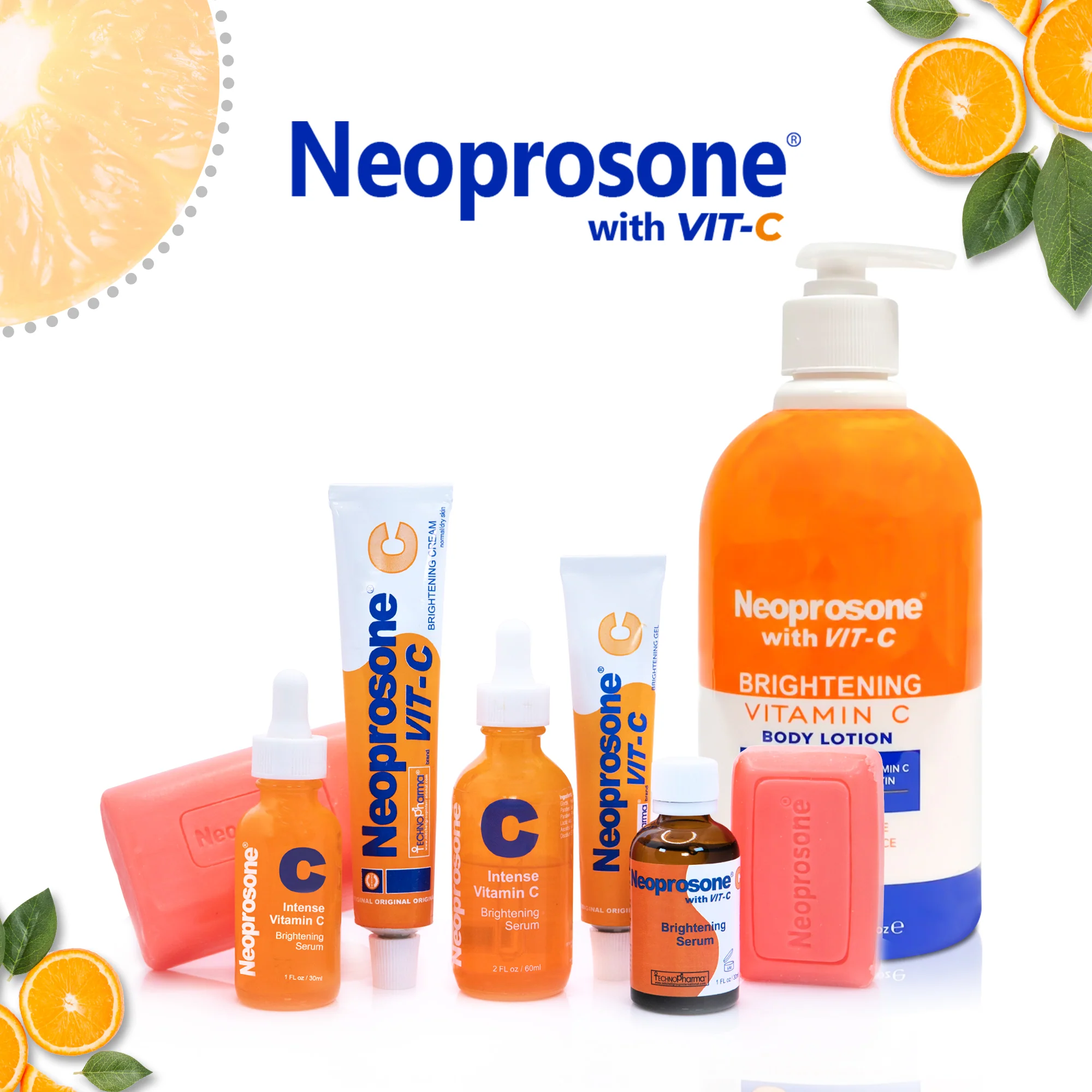 Neoprosone Brightening Moisturizer Body Lotion With Vitamin C 500ml / 16.9 fl oz - Image 6