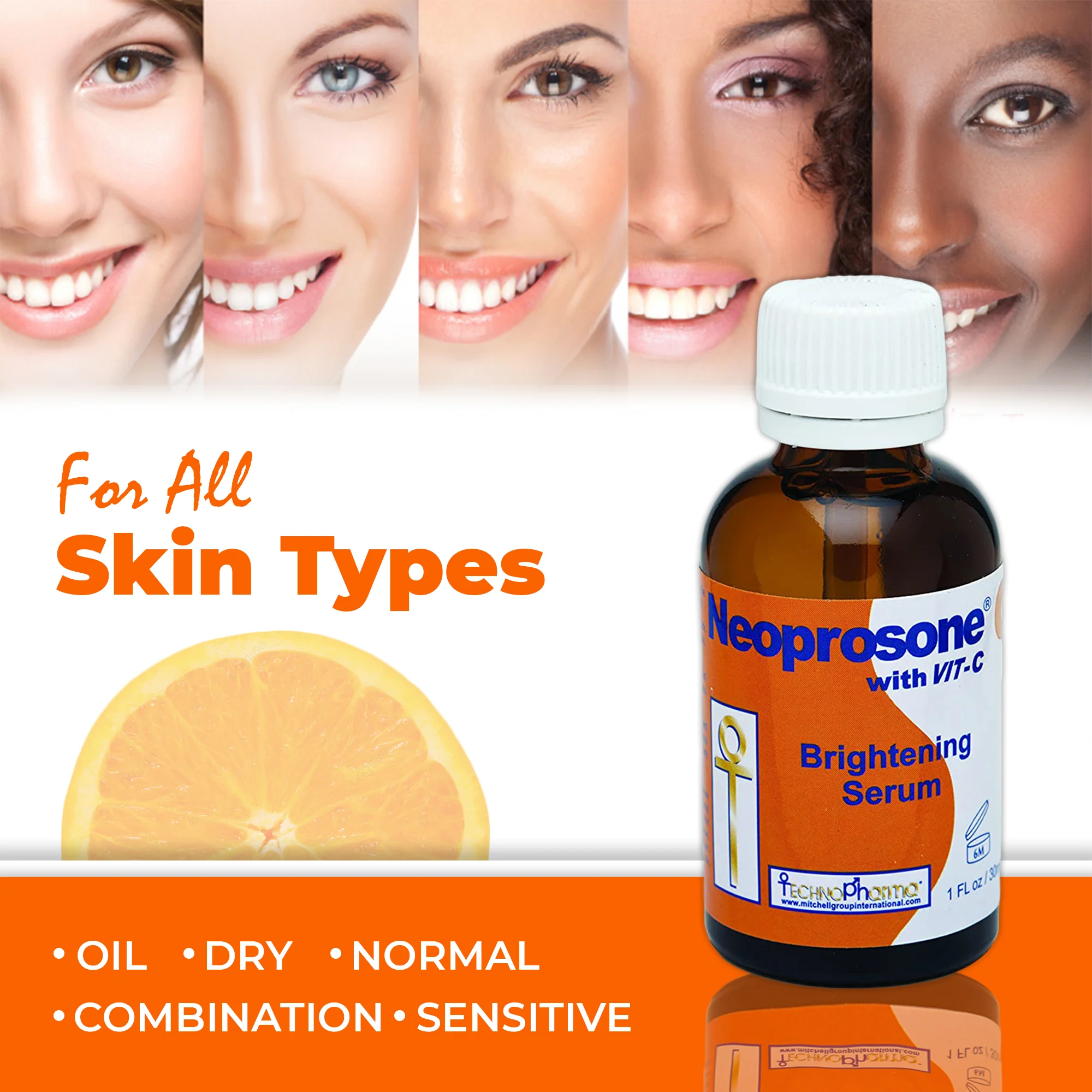 Neoprosone Brightening Serum With Vitamin C 30ml / 1 fl oz - Image 3