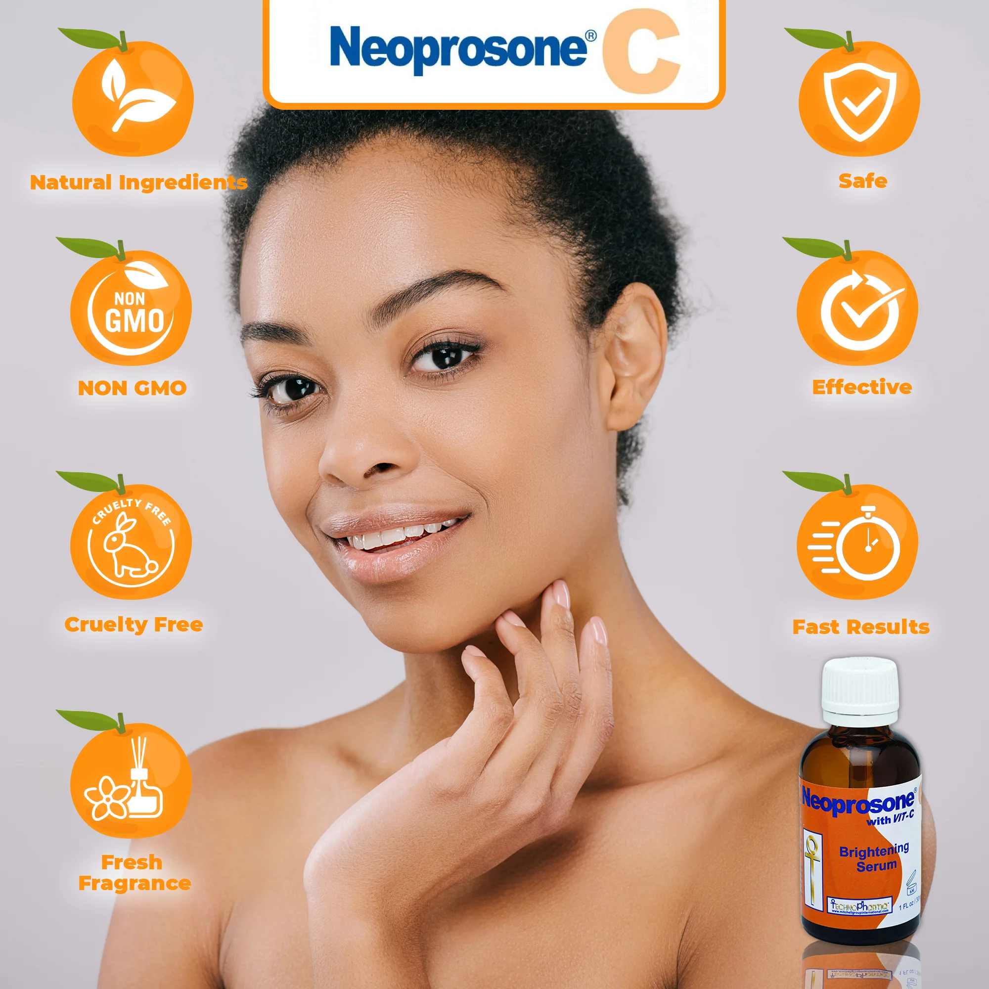 Neoprosone Brightening Serum With Vitamin C 30ml / 1 fl oz - Image 5