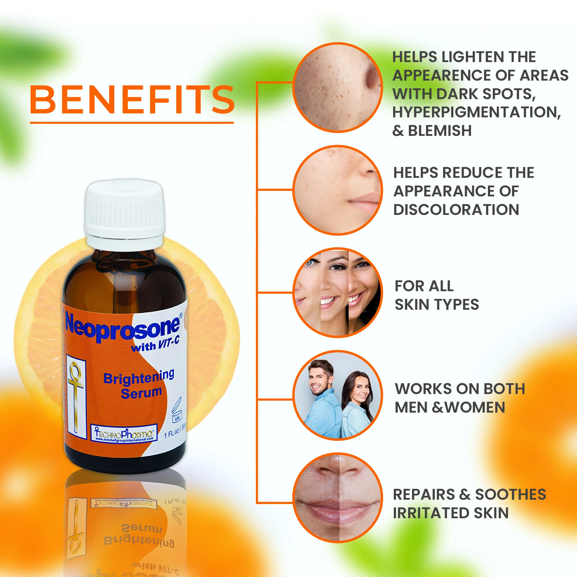 Neoprosone Brightening Serum With Vitamin C 30ml / 1 fl oz - Image 7