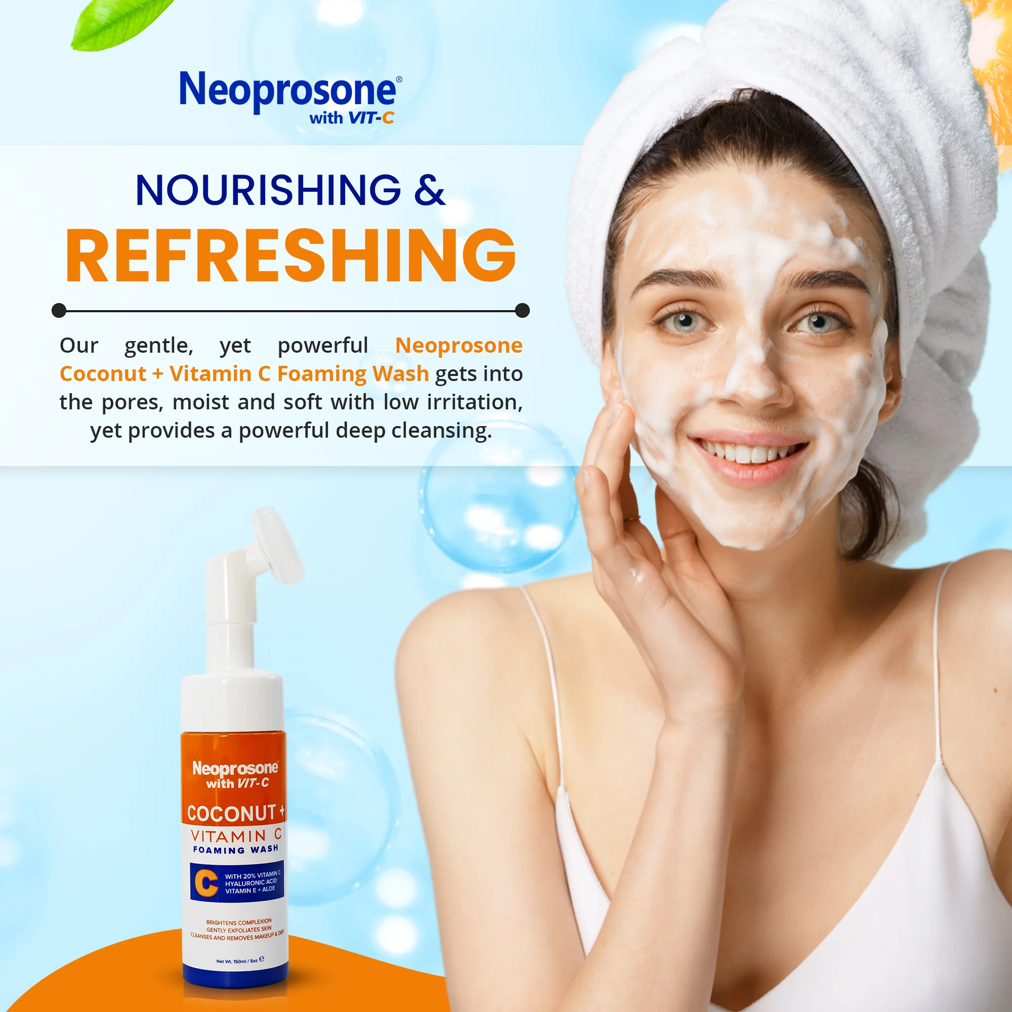 Neoprosone Dark Spot Corrector Gel Cream With Vitamin C 60ml / 2 fl oz - Image 3