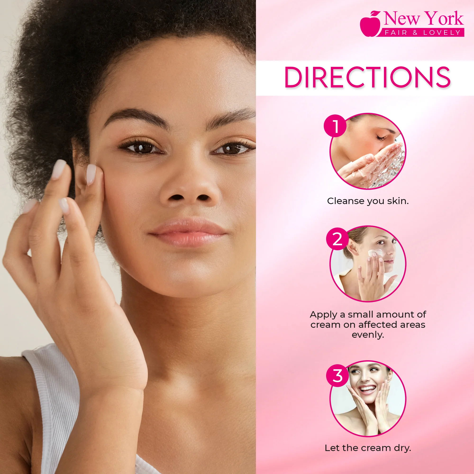 New York Fair & Lovely Active Brightening Cream 100ml / 3.4 fl oz - Image 5