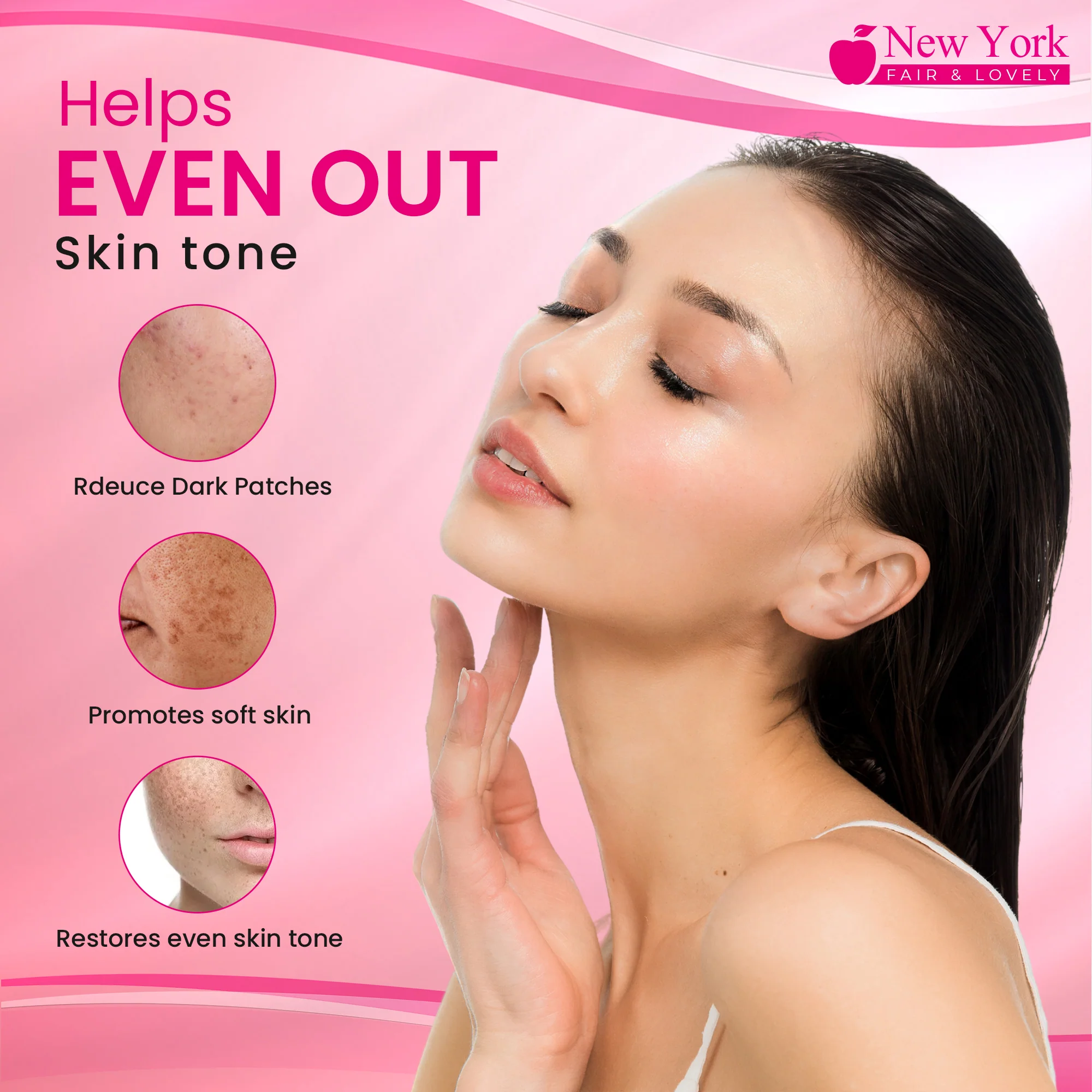 New York Fair & Lovely Brightening Cream Tube - 50g / 1.7 Fl Oz - Image 3