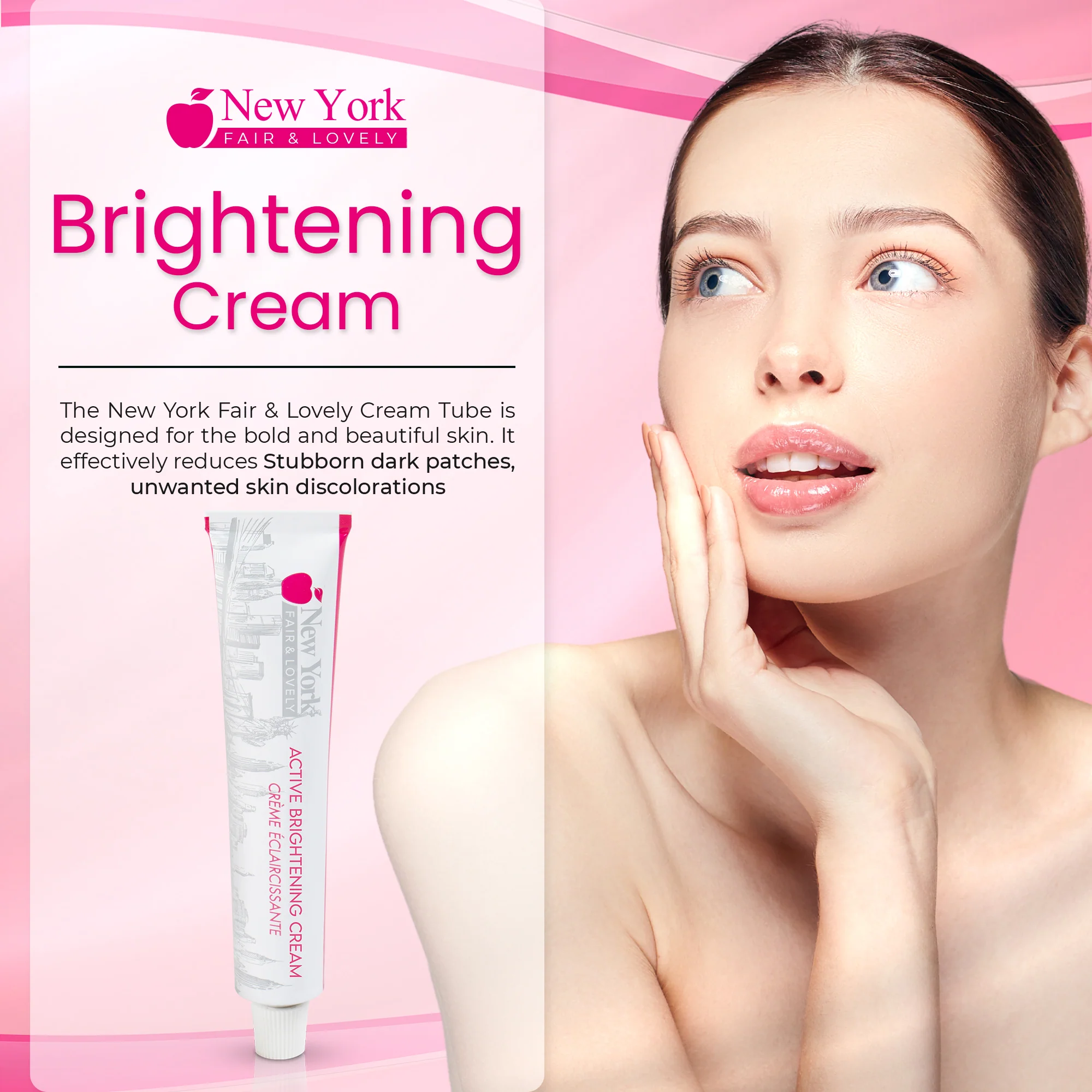 New York Fair & Lovely Brightening Cream Tube - 50g / 1.7 Fl Oz - Image 5