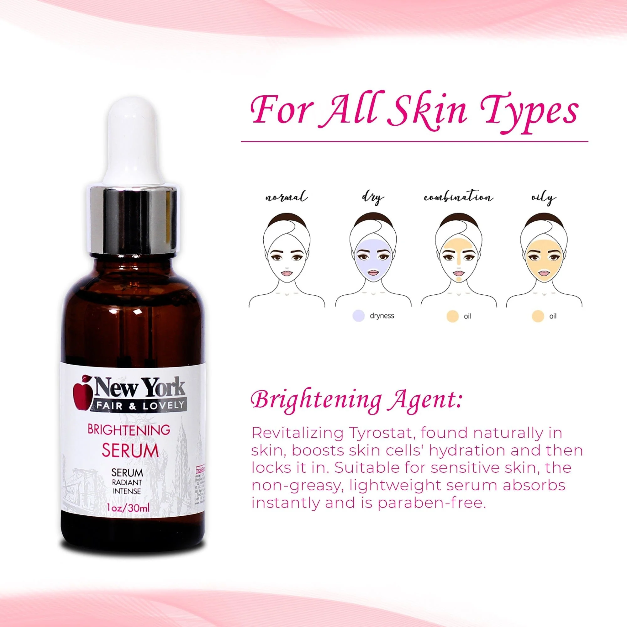 New York Fair & Lovely Brightening Serum - 30ml / 1 Fl Oz - Image 4