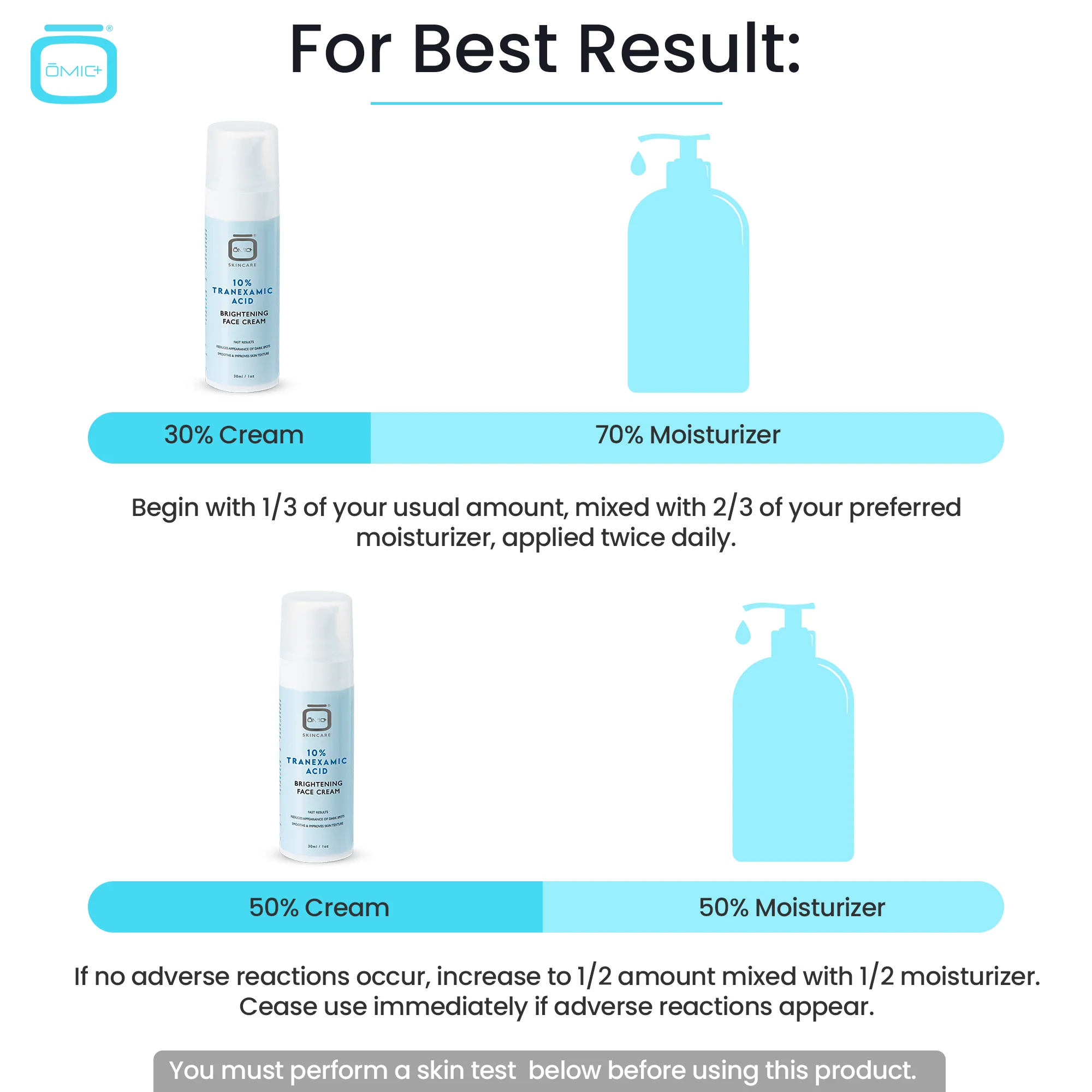 Omic+ 10% Tranexamic Acid Cream 30ml - Image 6