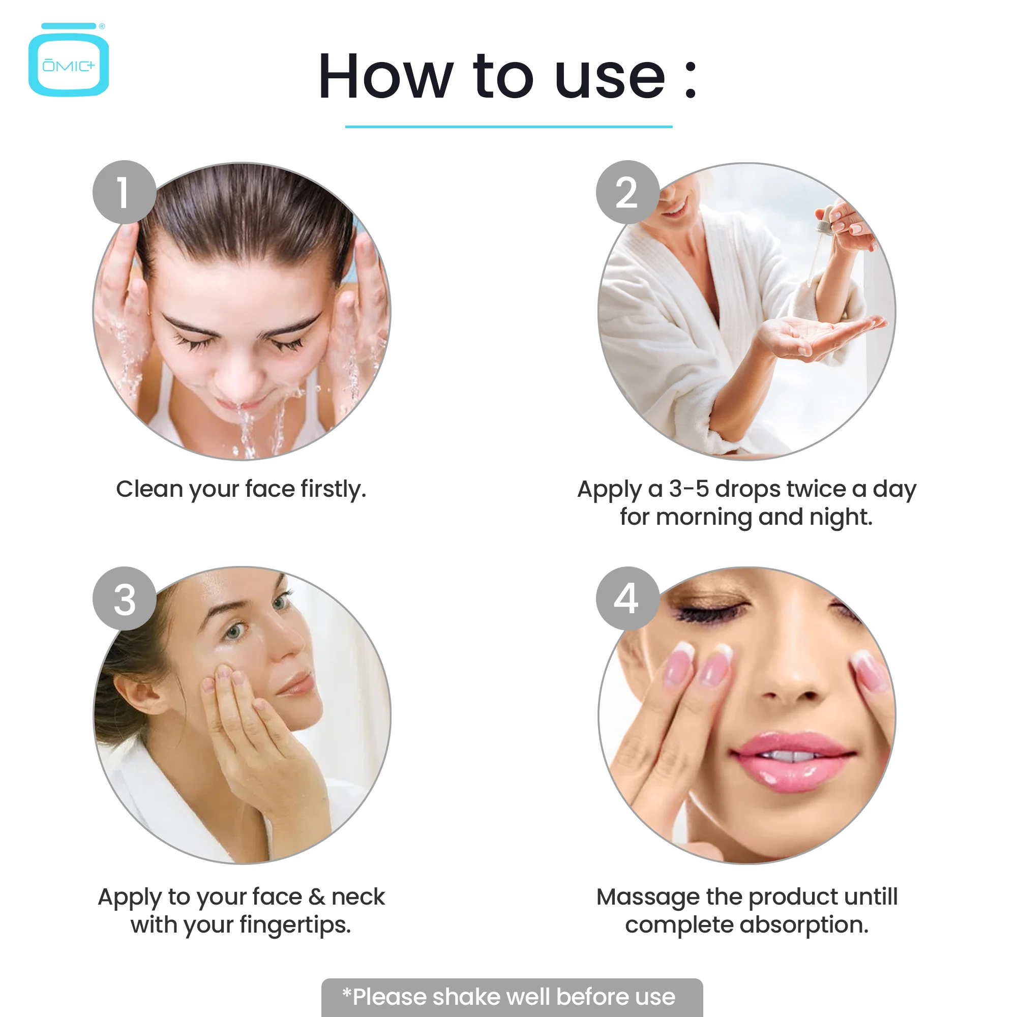 Omic+ 10% Tranexamic Acid Face Serum 30ml - Image 6