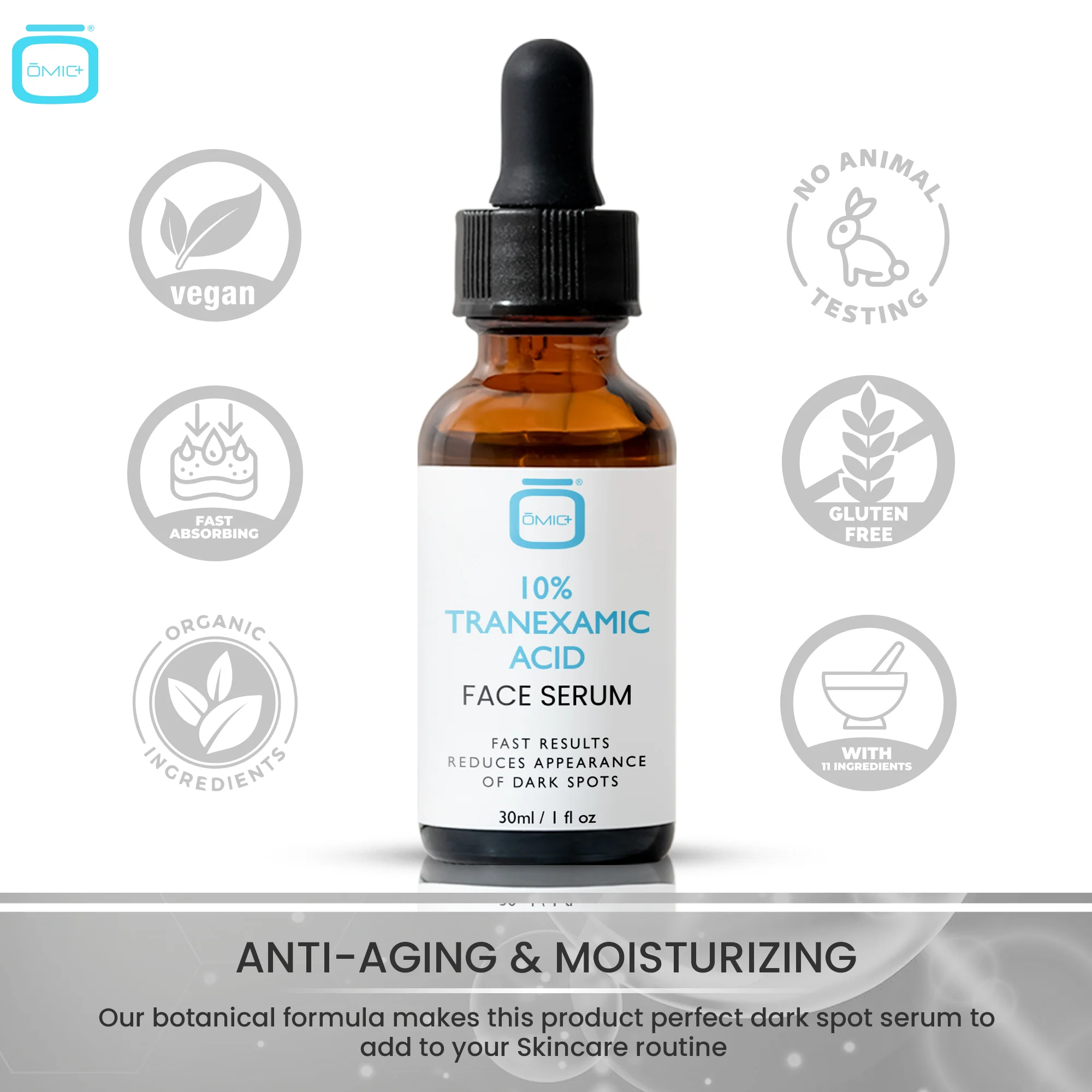 Omic+ 10% Tranexamic Acid Face Serum 30ml - Image 7