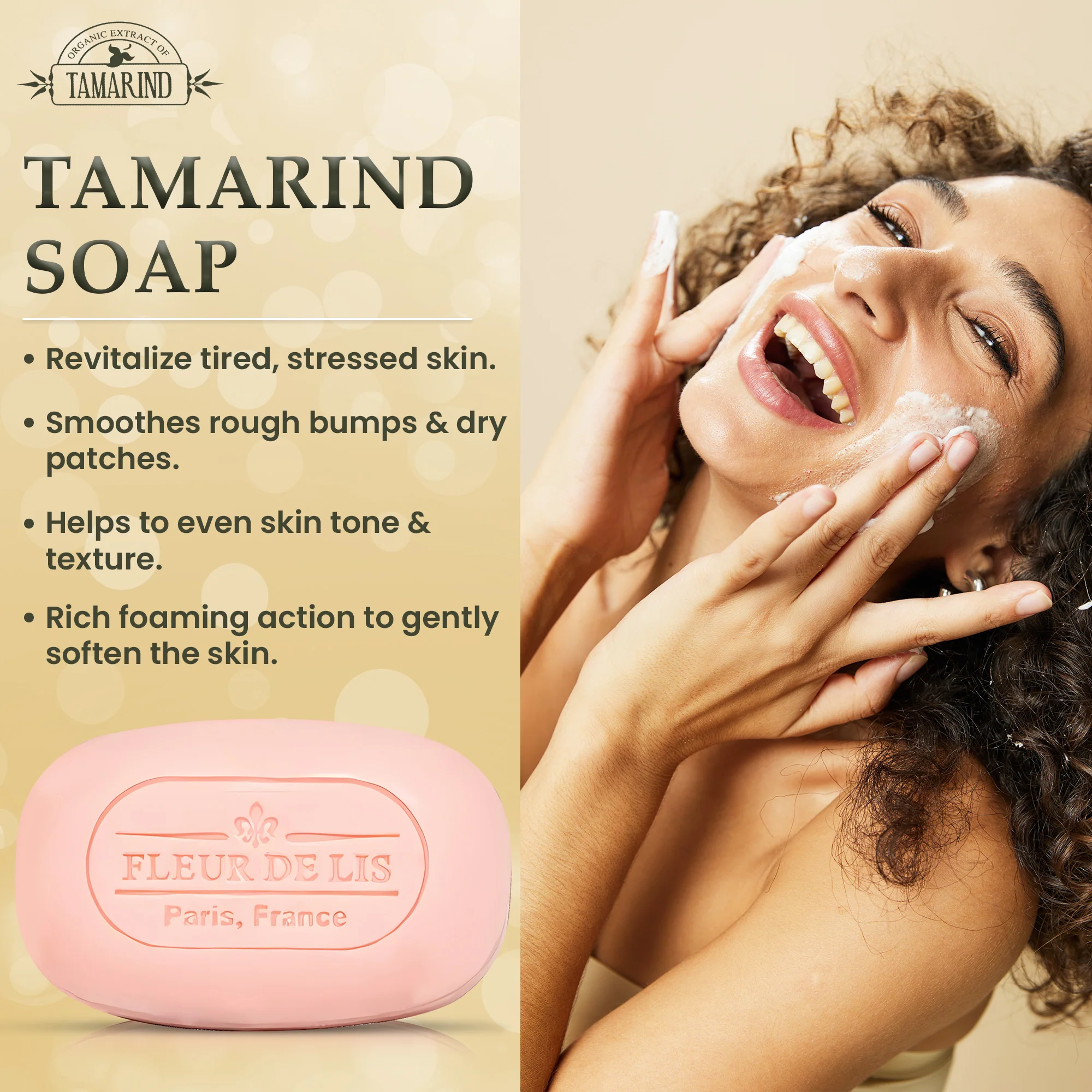 Organic Extract of Tamarind Soap - 80g - Image 3