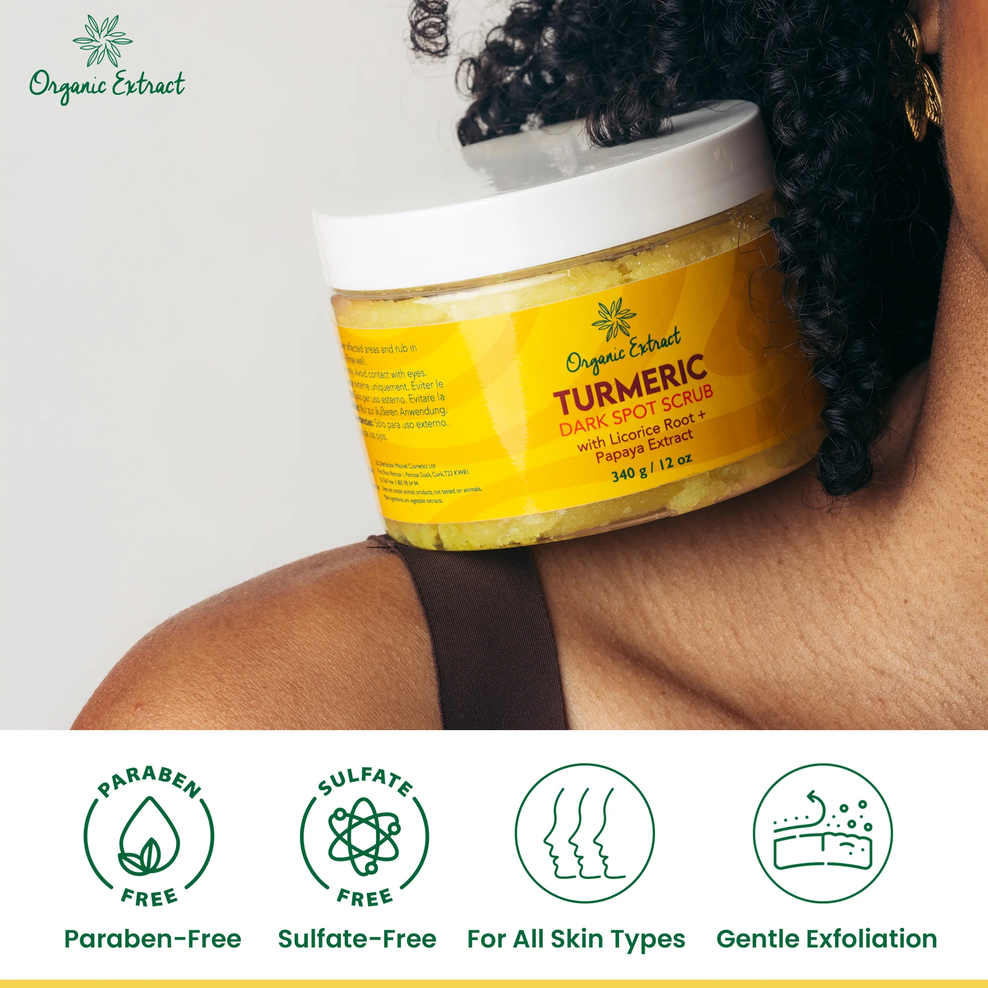Organic Extract Turmeric Dark Spot Scrub 12 oz/354 ml - Image 7