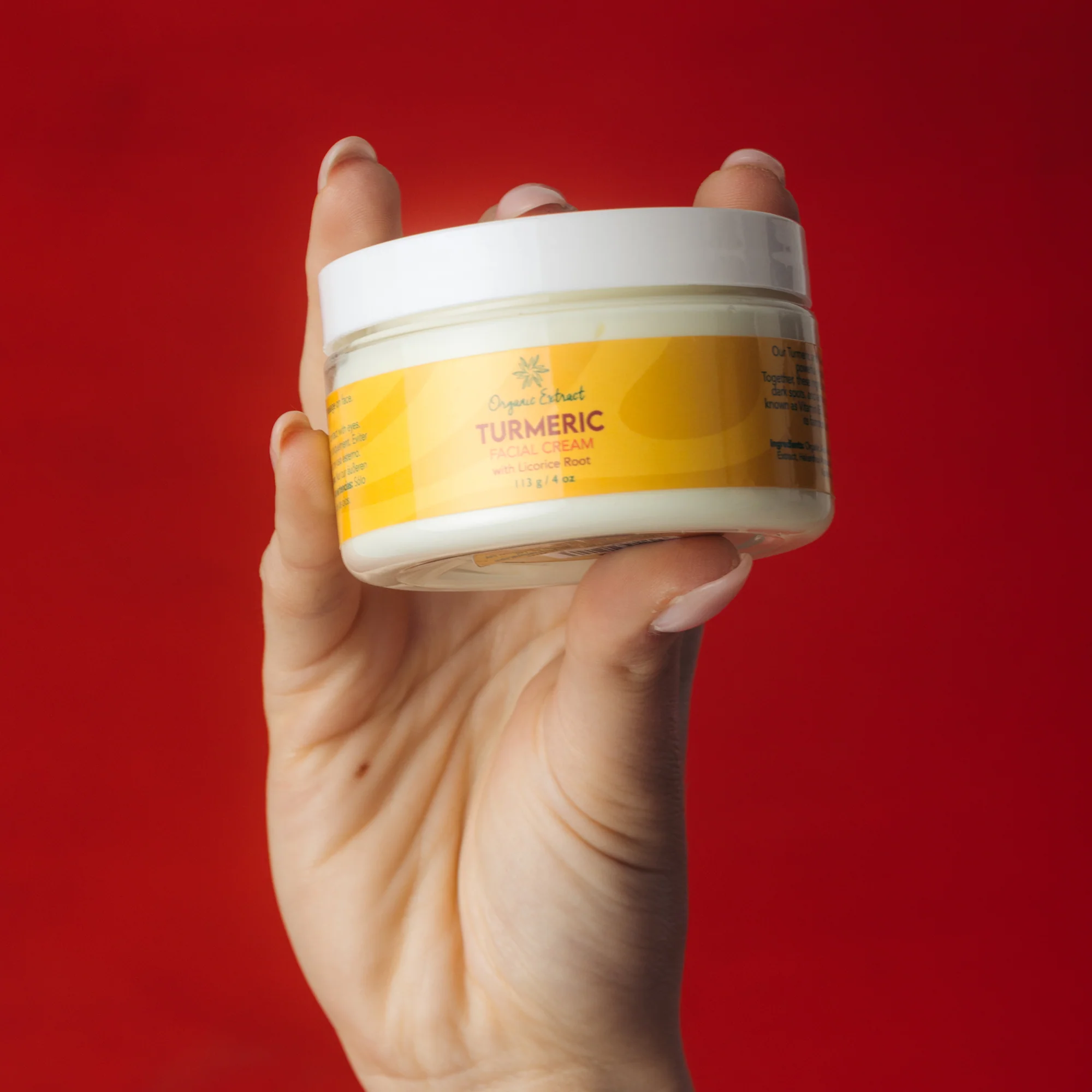 Organic Extract Turmeric Facial Cream 4 oz/118 ml - Image 10