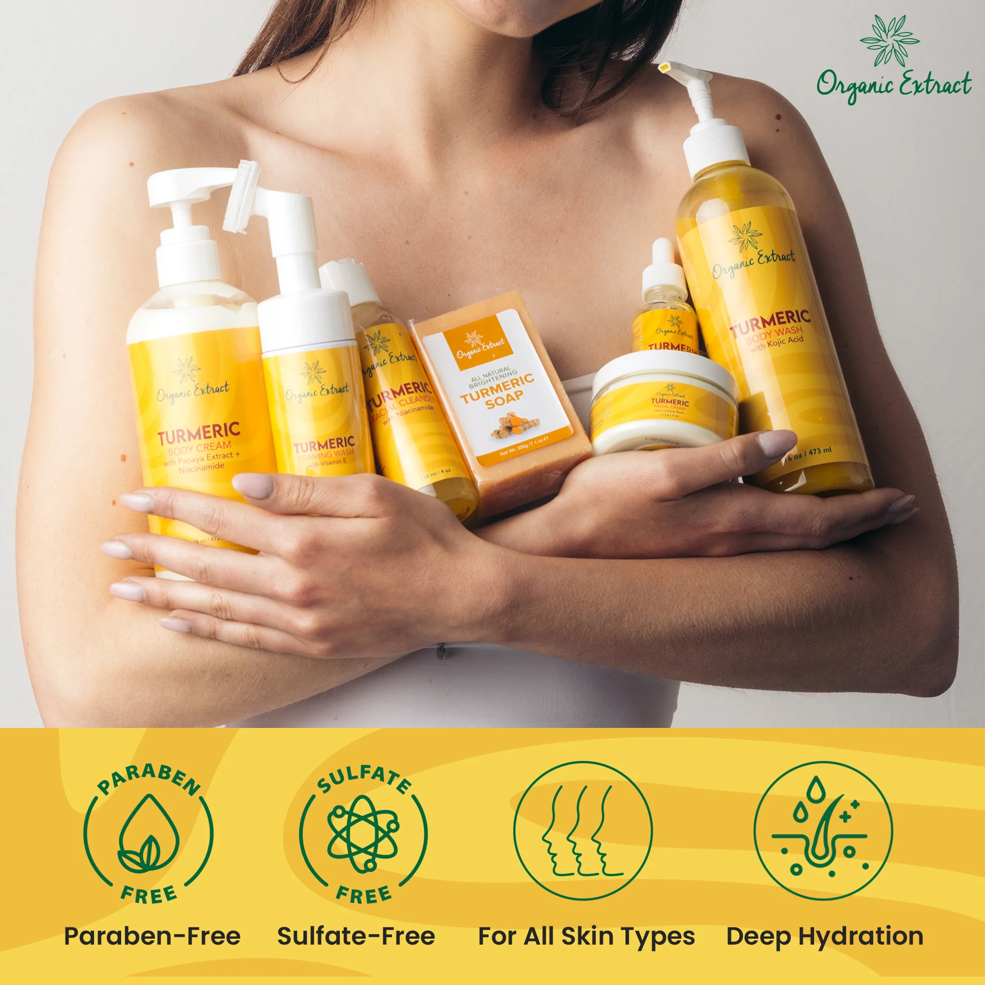Organic Extract Turmeric Facial Cream 4 oz/118 ml - Image 7