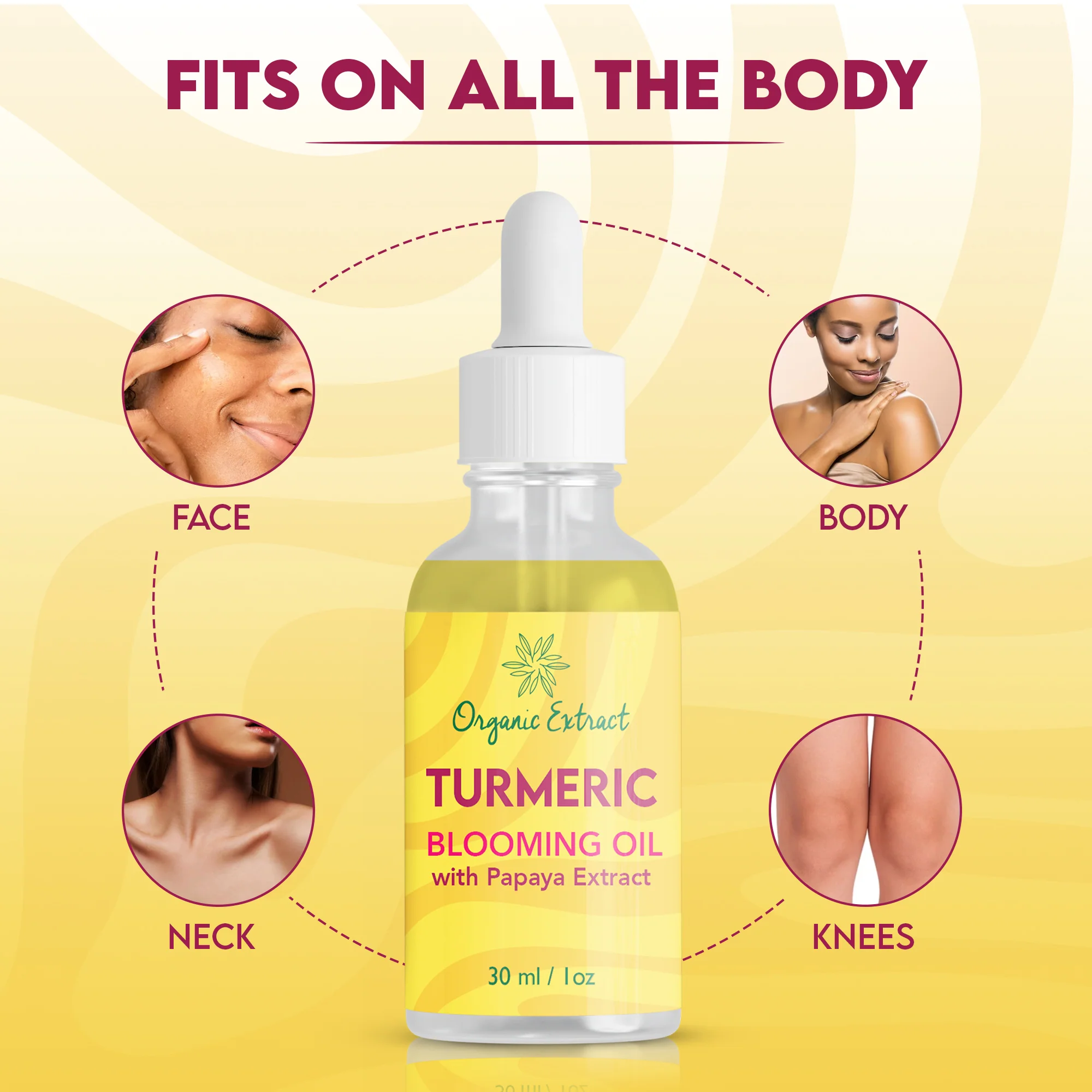 Organic Extract Turmeric Blooming Oil 1 oz/30 ml - Image 6