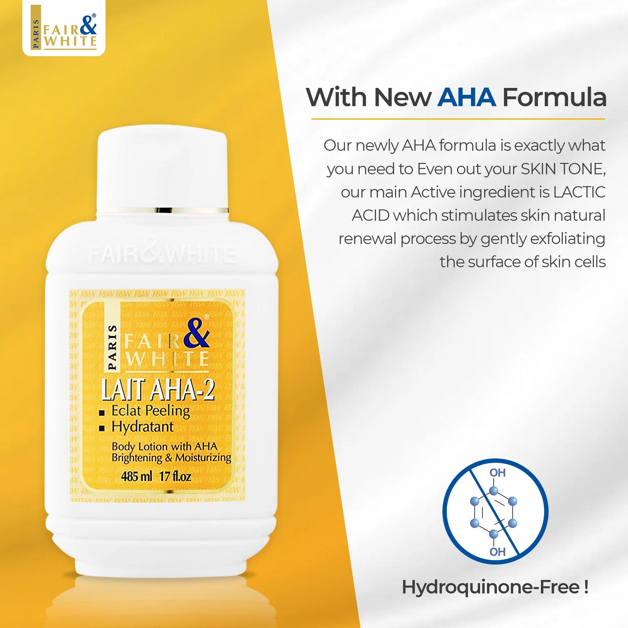 Original AHA-2 Brightening Body Lotion 485ml - Image 4