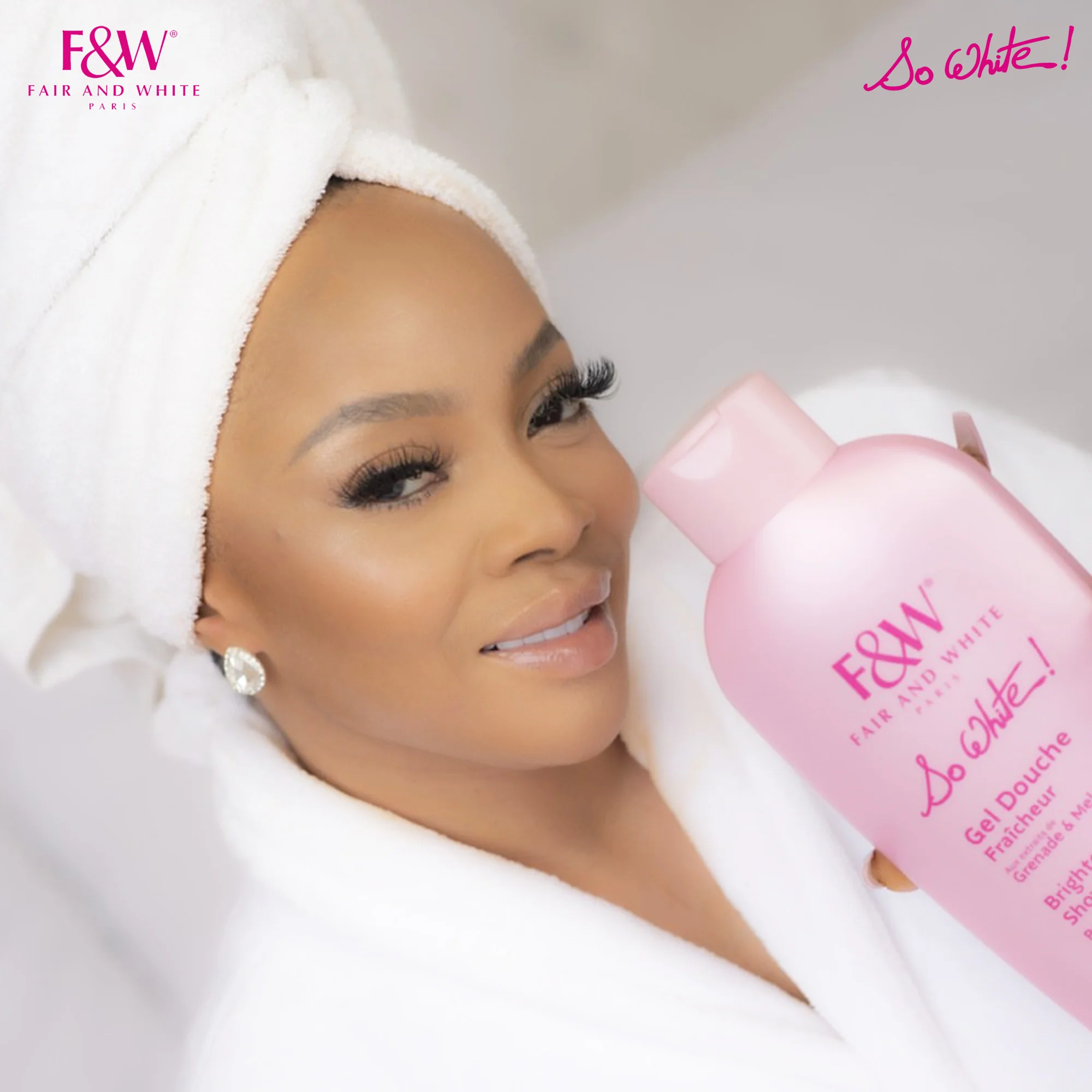 So White Brightening Shower Gel 1000ml - Image 8