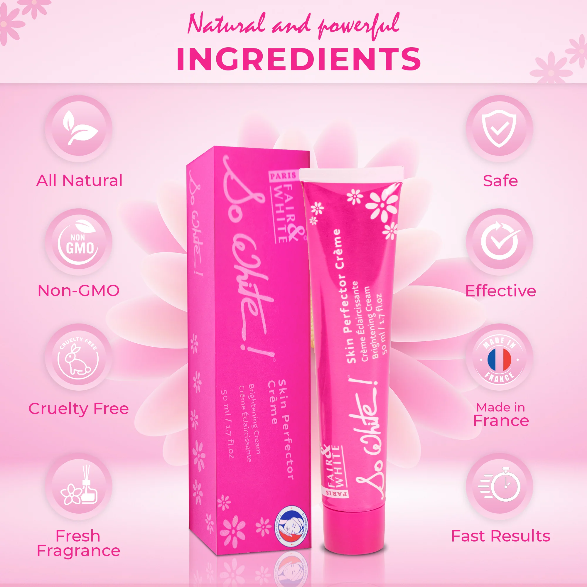 So White Skin Perfector Brightening Cream 50ml - Image 6